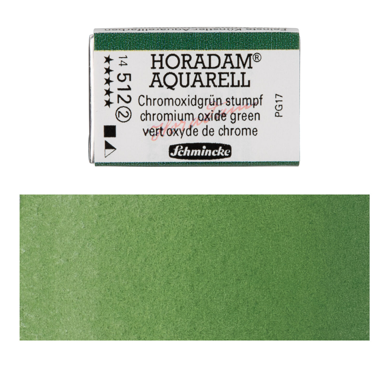 Horadam Aquarell Chromoxidgr�n stumpf 1/1 N�pfchen