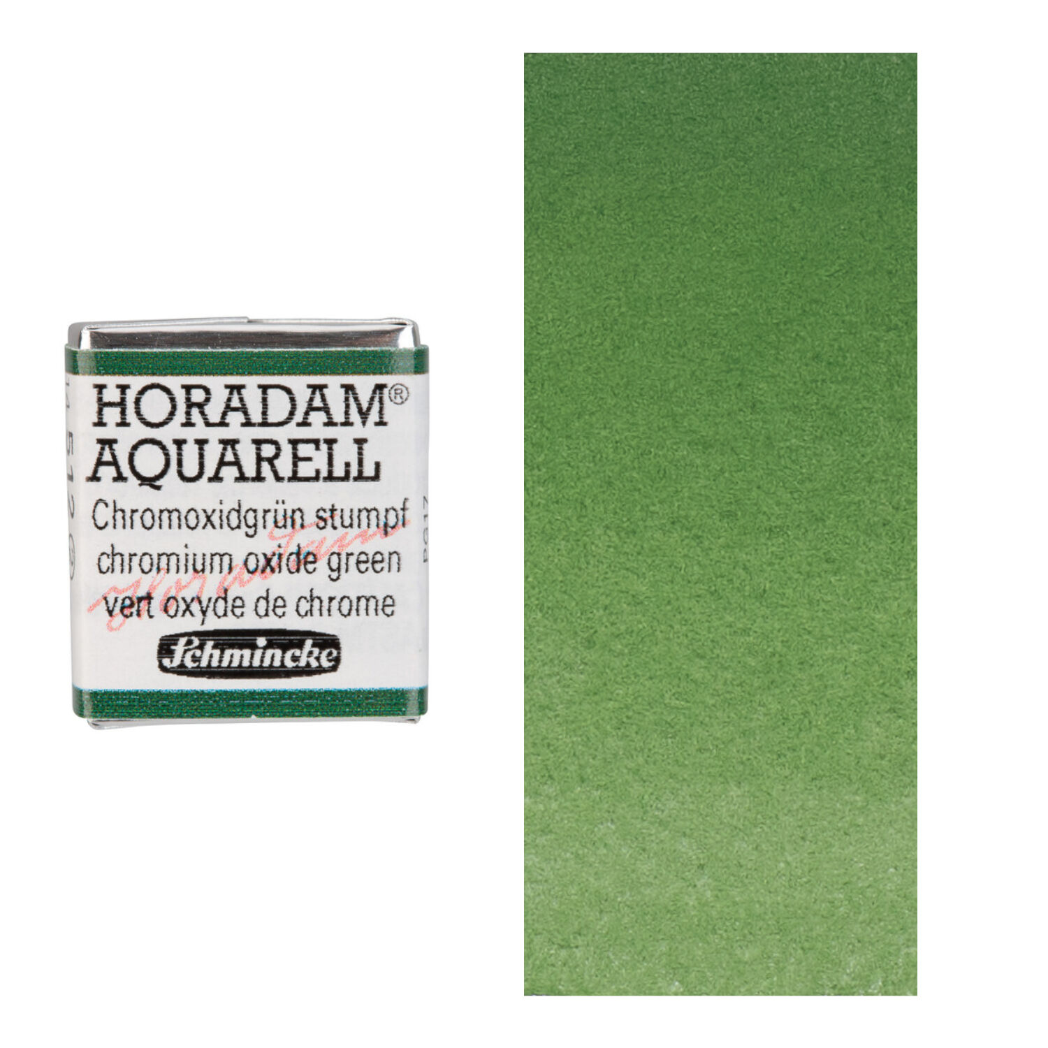 Horadam Aquarell 1/2 N�pfchen Chromoxidgr�n stumpf