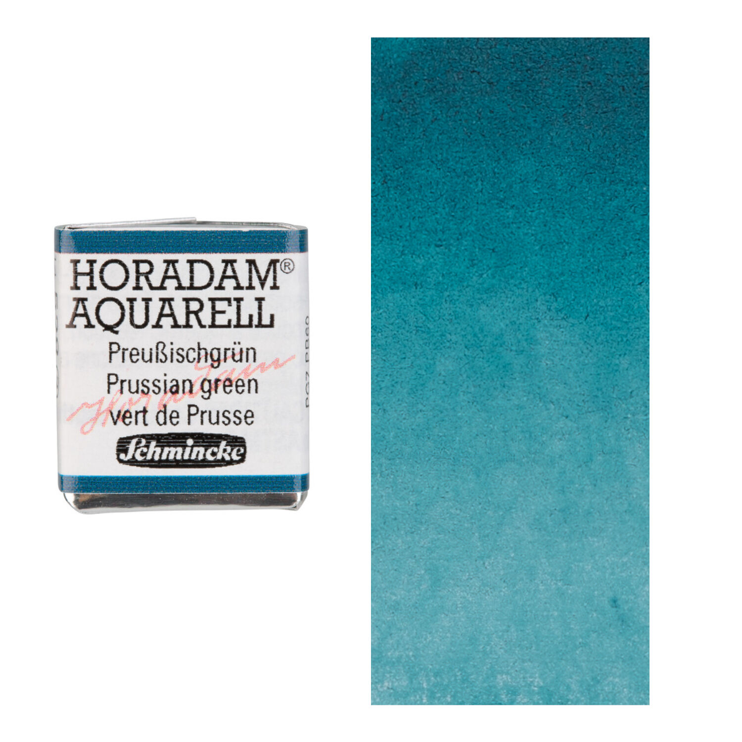 Horadam Aquarell 1/2 N�pfchen, Preu�ischgr�n