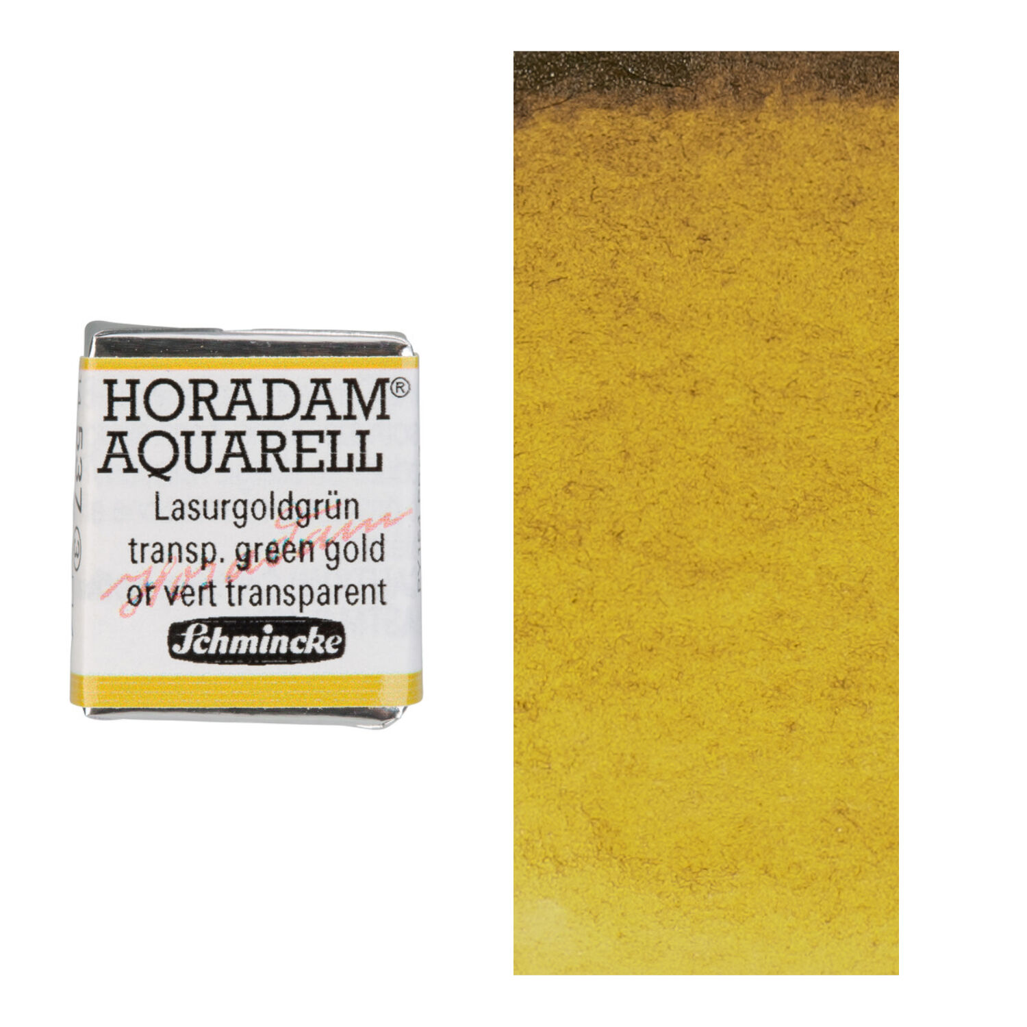 Horadam Aquarell 1/2 N�pfchen, Lasurgoldgr�n