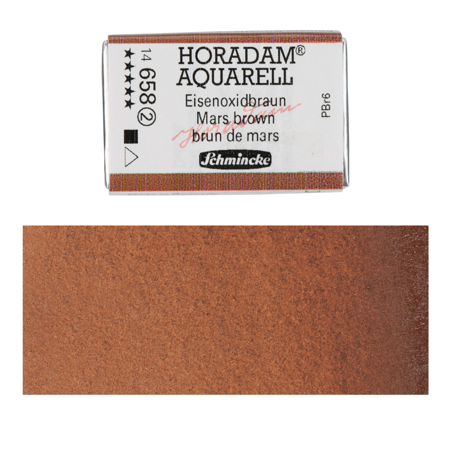 Horadam Aquarell, Eisenoxidbraun 1/1 N�pfchen