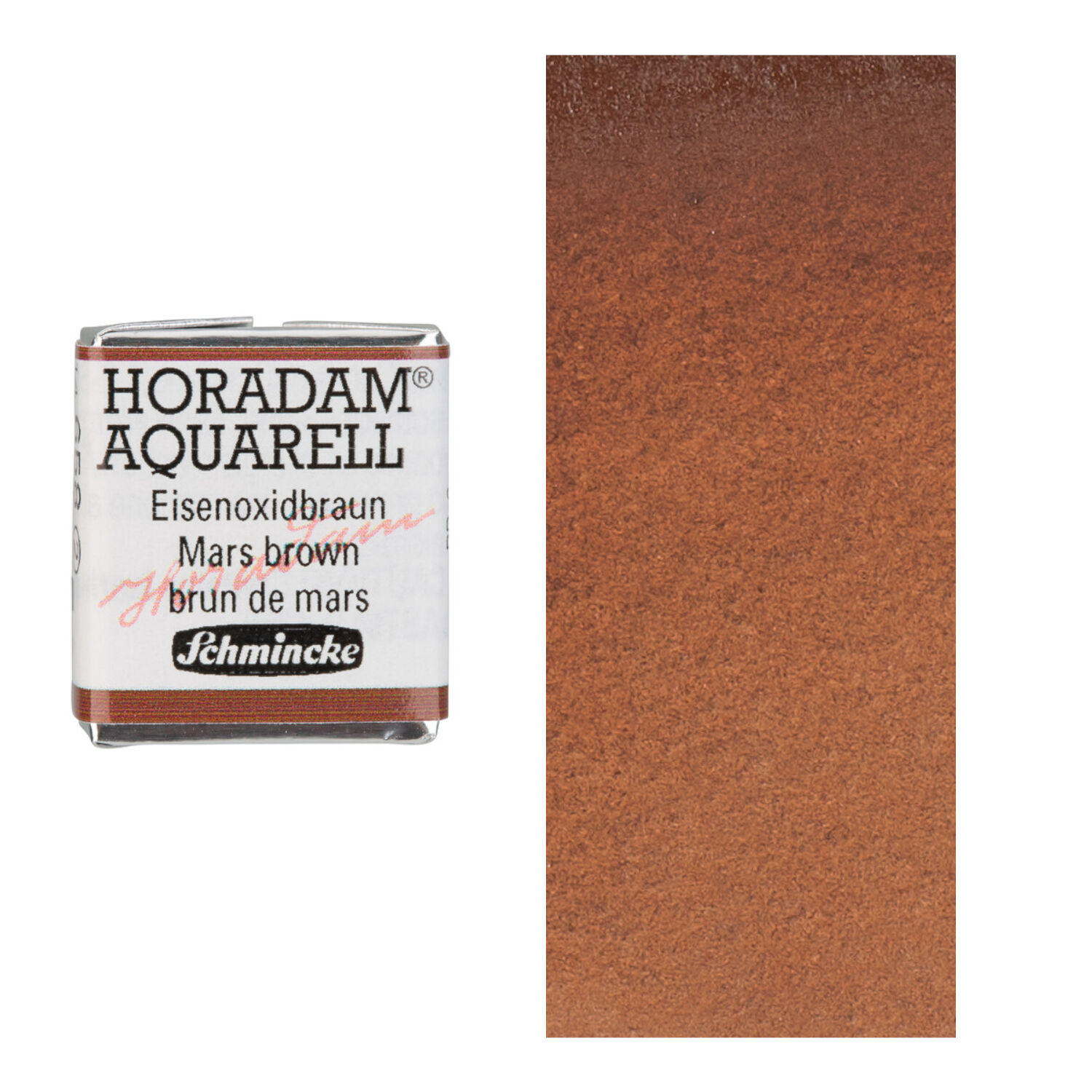 Horadam Aquarell, 1/2 N�pfchen, Eisenoxidbraun