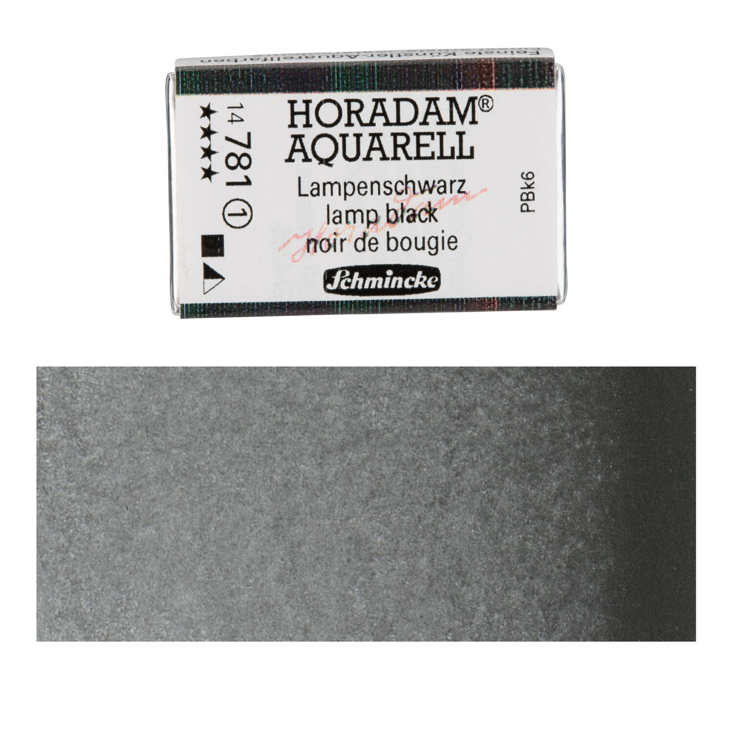 Horadam Aquarell, Lampenschwarz 1/1 N�pfchen