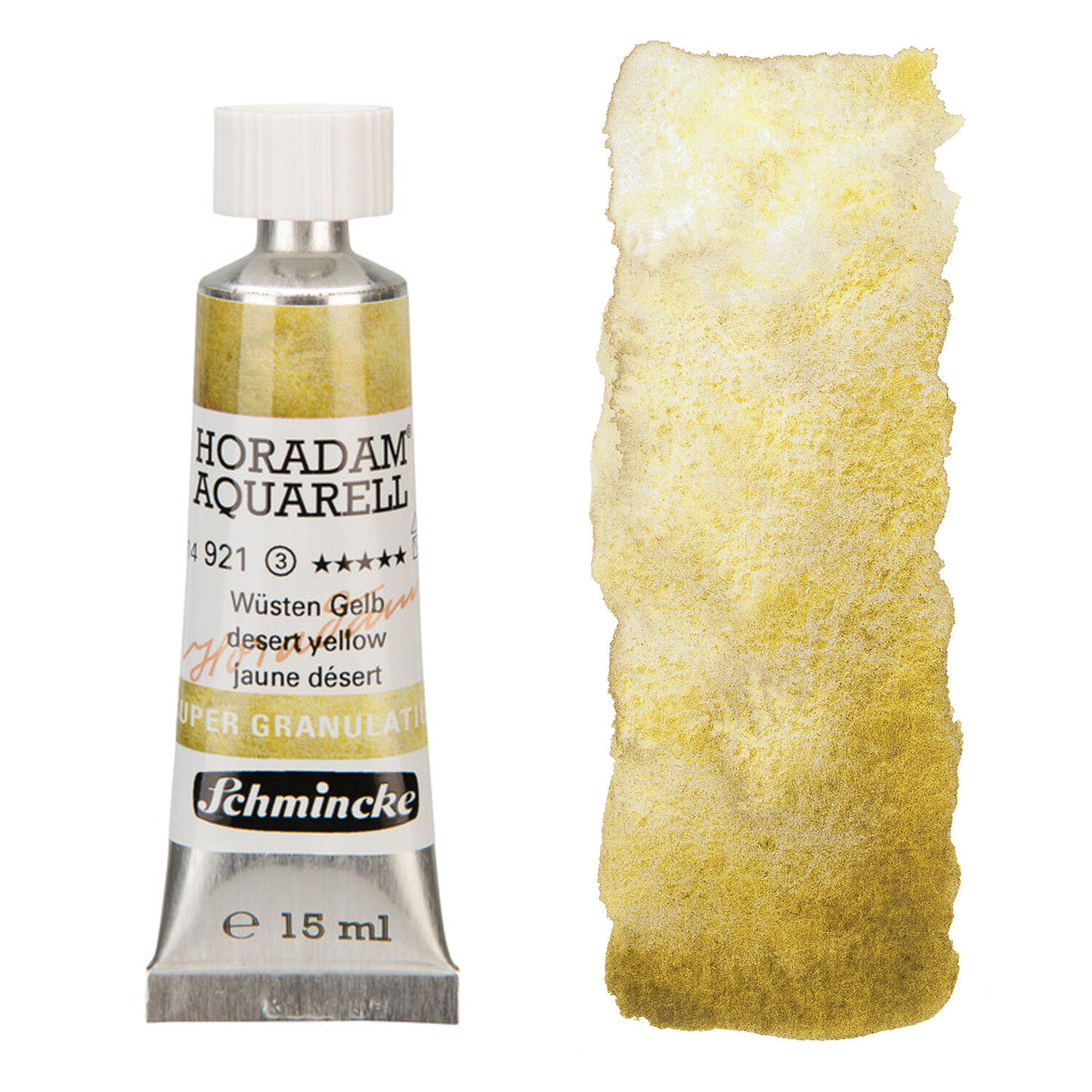 NEU Horadam Aquarell Super Granulation, Tube 15ml, W�sten Gelb