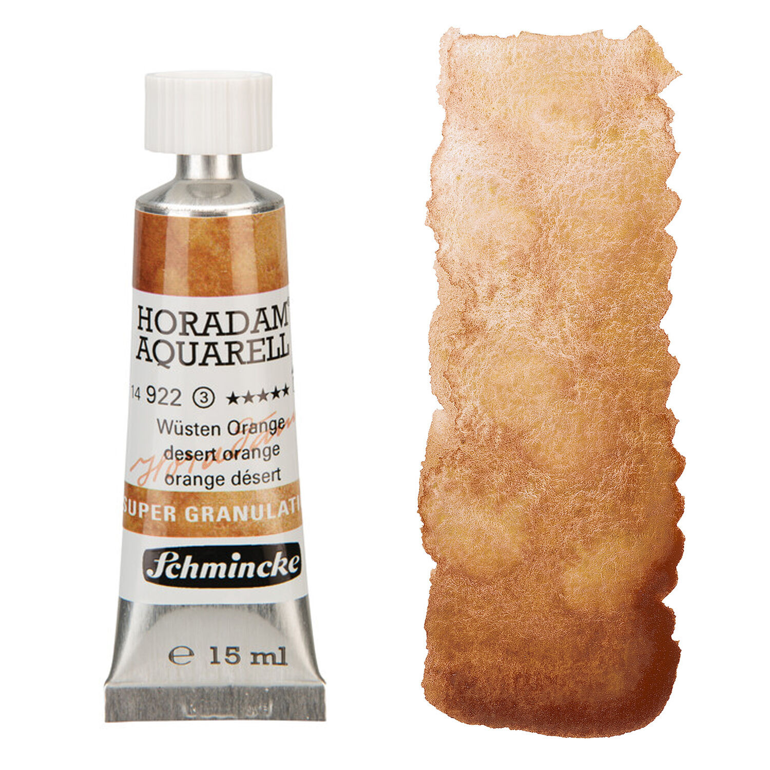 NEU Horadam Aquarell Super Granulation, Tube 15ml, W�sten Orange