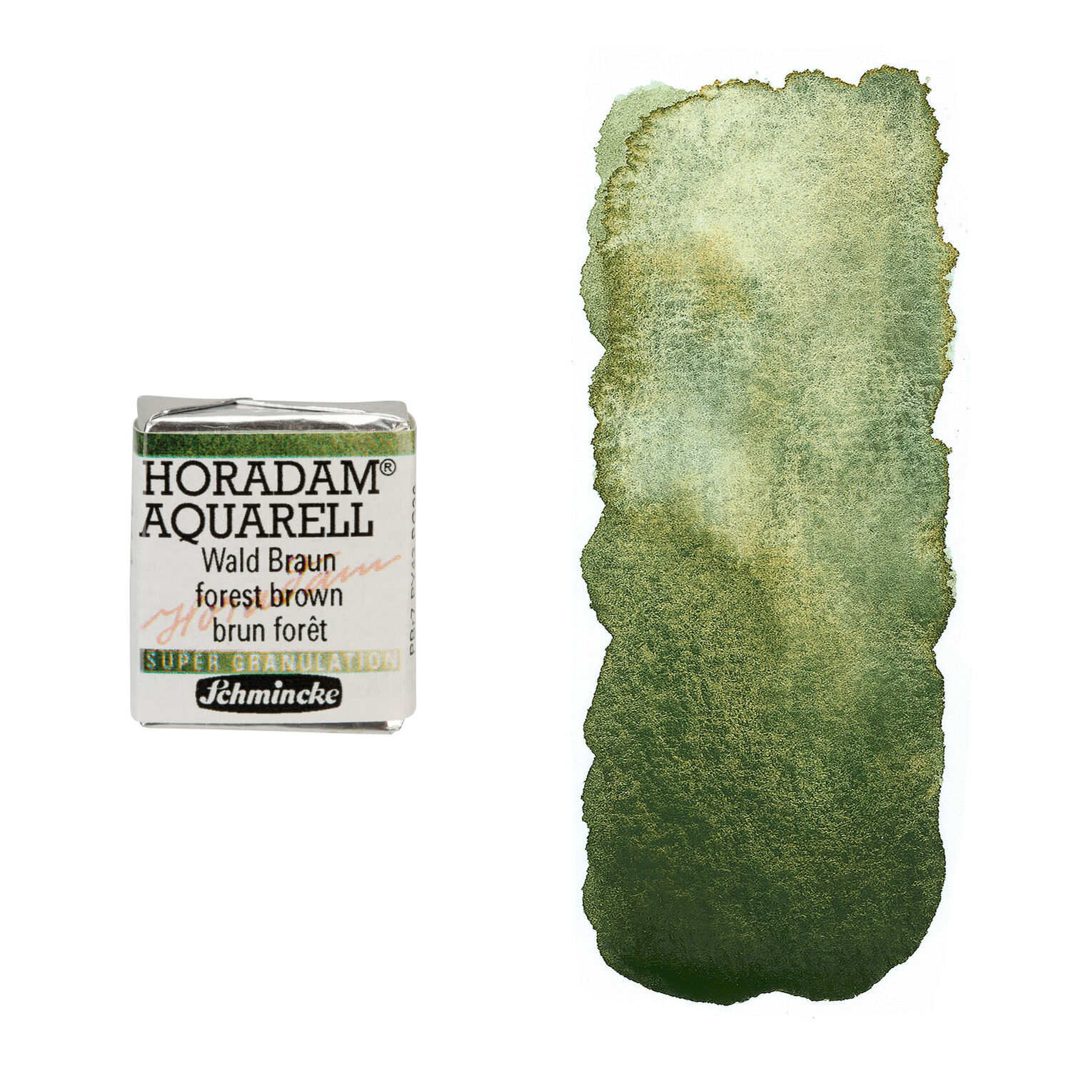 NEU Horadam Aquarell Super Granulation, 1/2 N�pfchen, Wald Braun