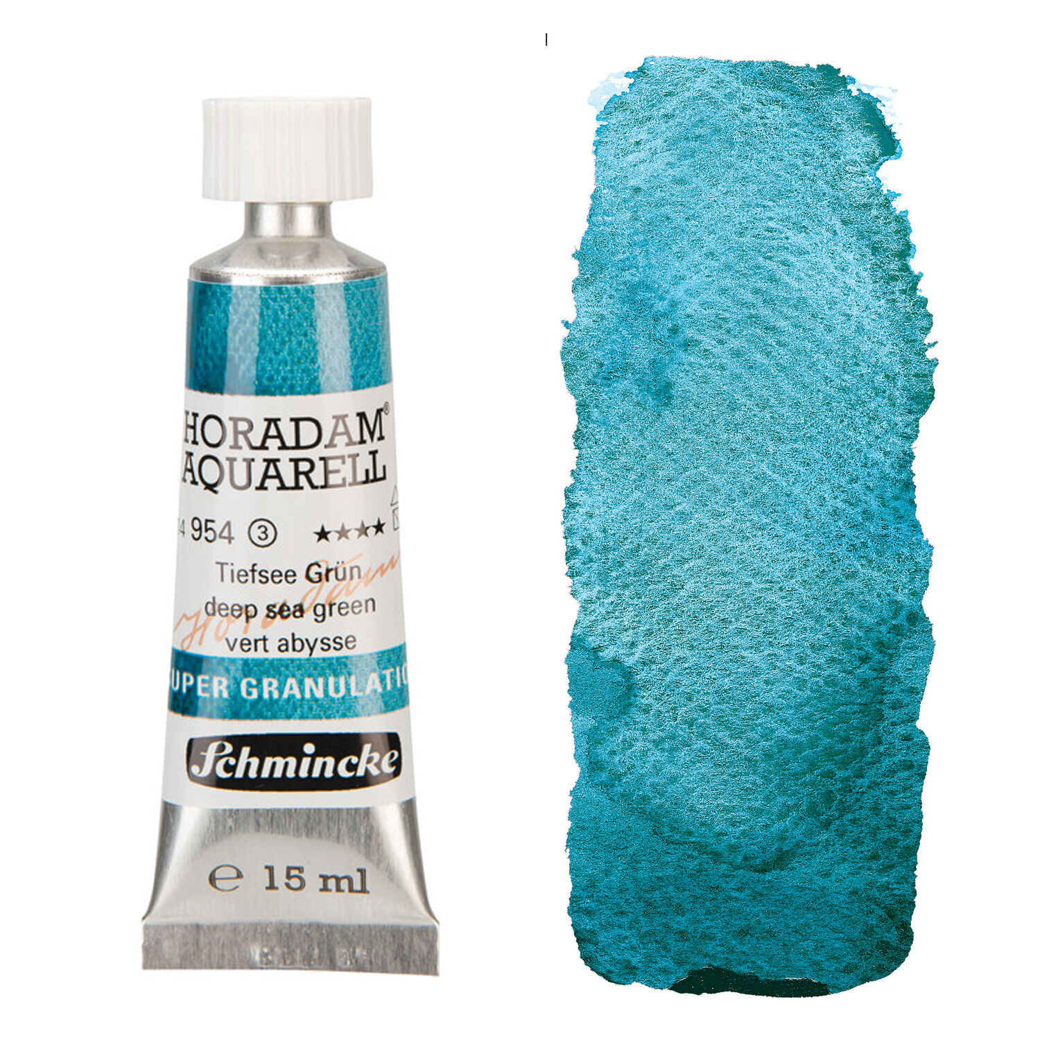NEU Horadam Aquarell Super Granulation, Tube 15ml, Tiefsee Gr�n