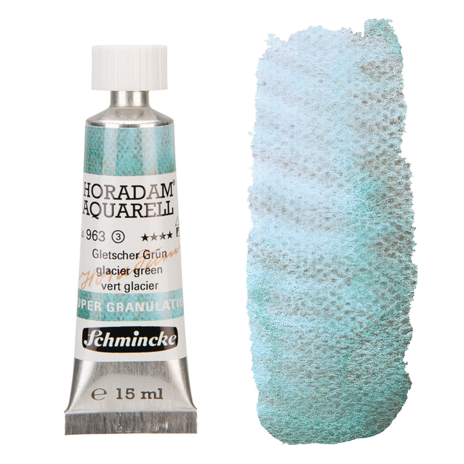 NEU Horadam Aquarell Super Granulation, Tube 15ml, Gletscher Gr�n
