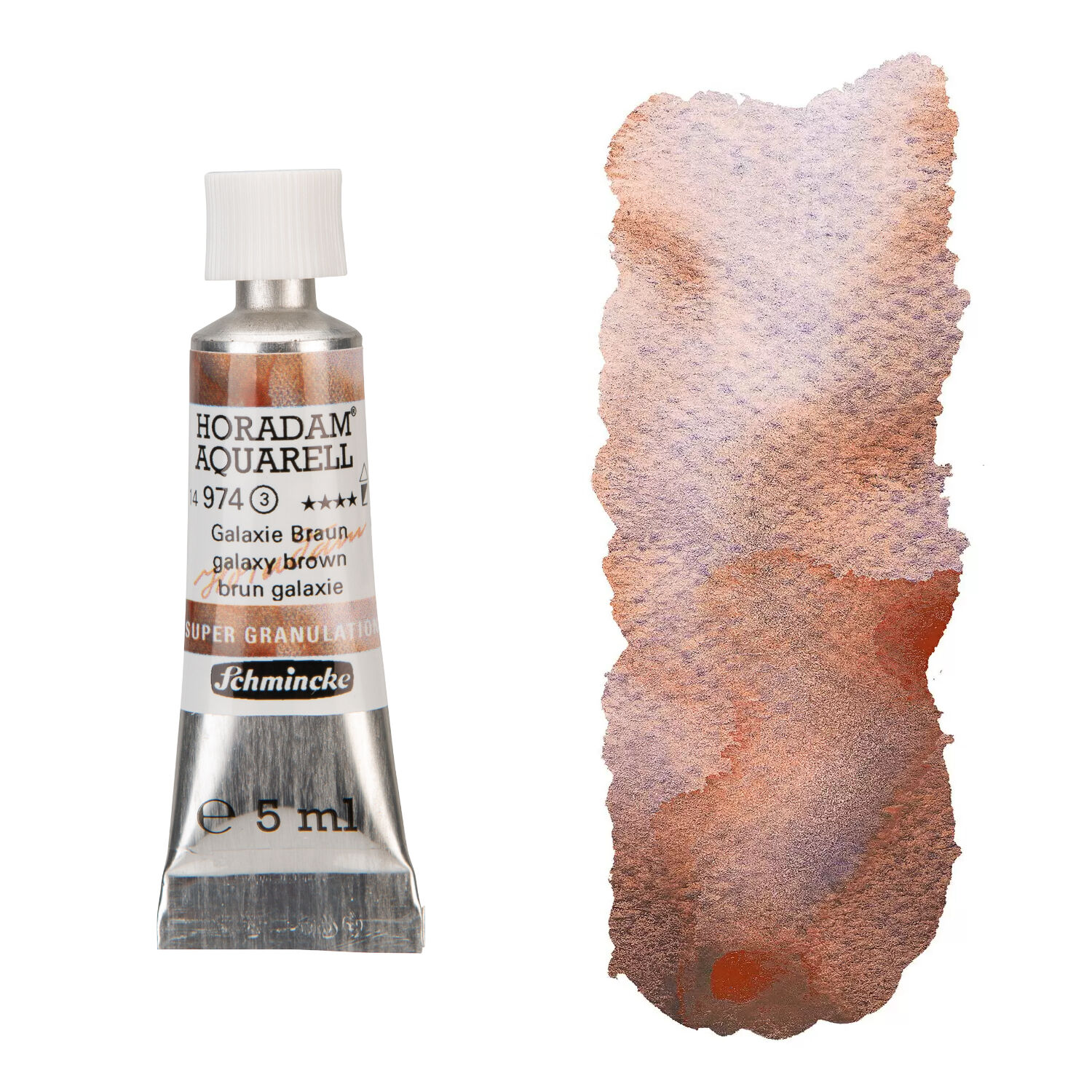NEU Horadam Aquarell Super Granulation 5 ml, Galaxie Braun