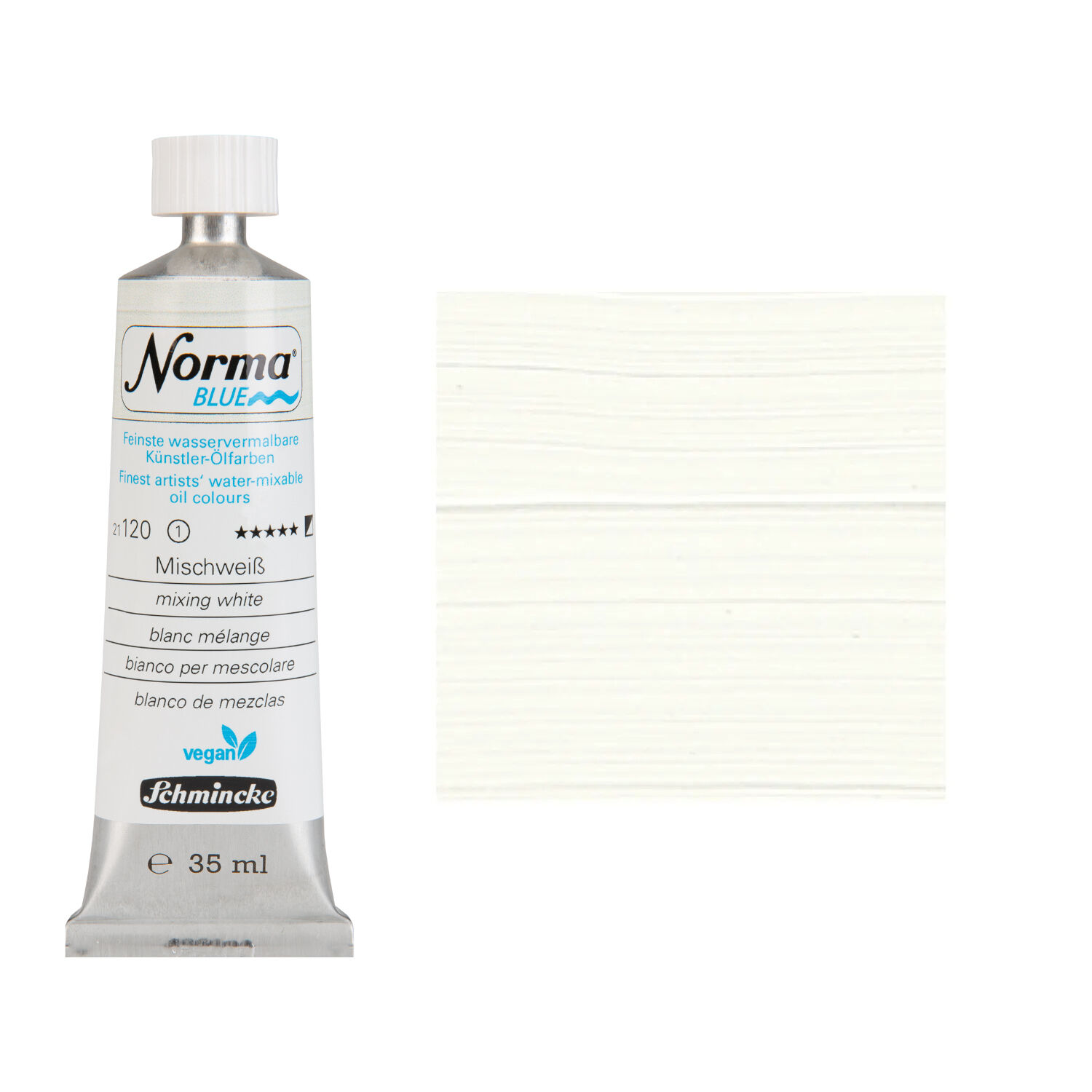 NEU Schmincke Norma BLUE, wasservermalbare �lfarbe, 35 ml, Mischwei�