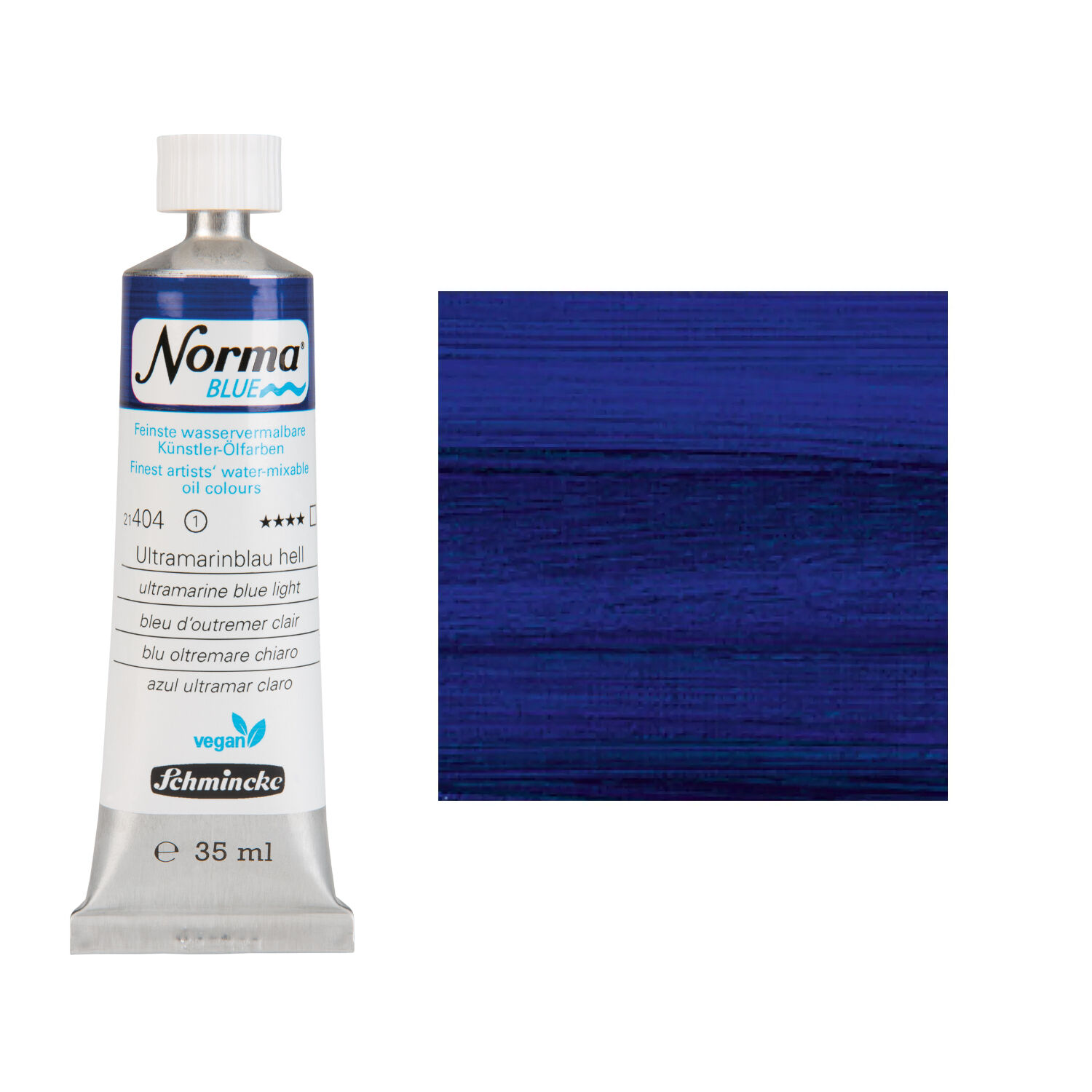 NEU Schmincke Norma BLUE, wasservermalbare �lfarbe, 35 ml, Ultramarinblau hell