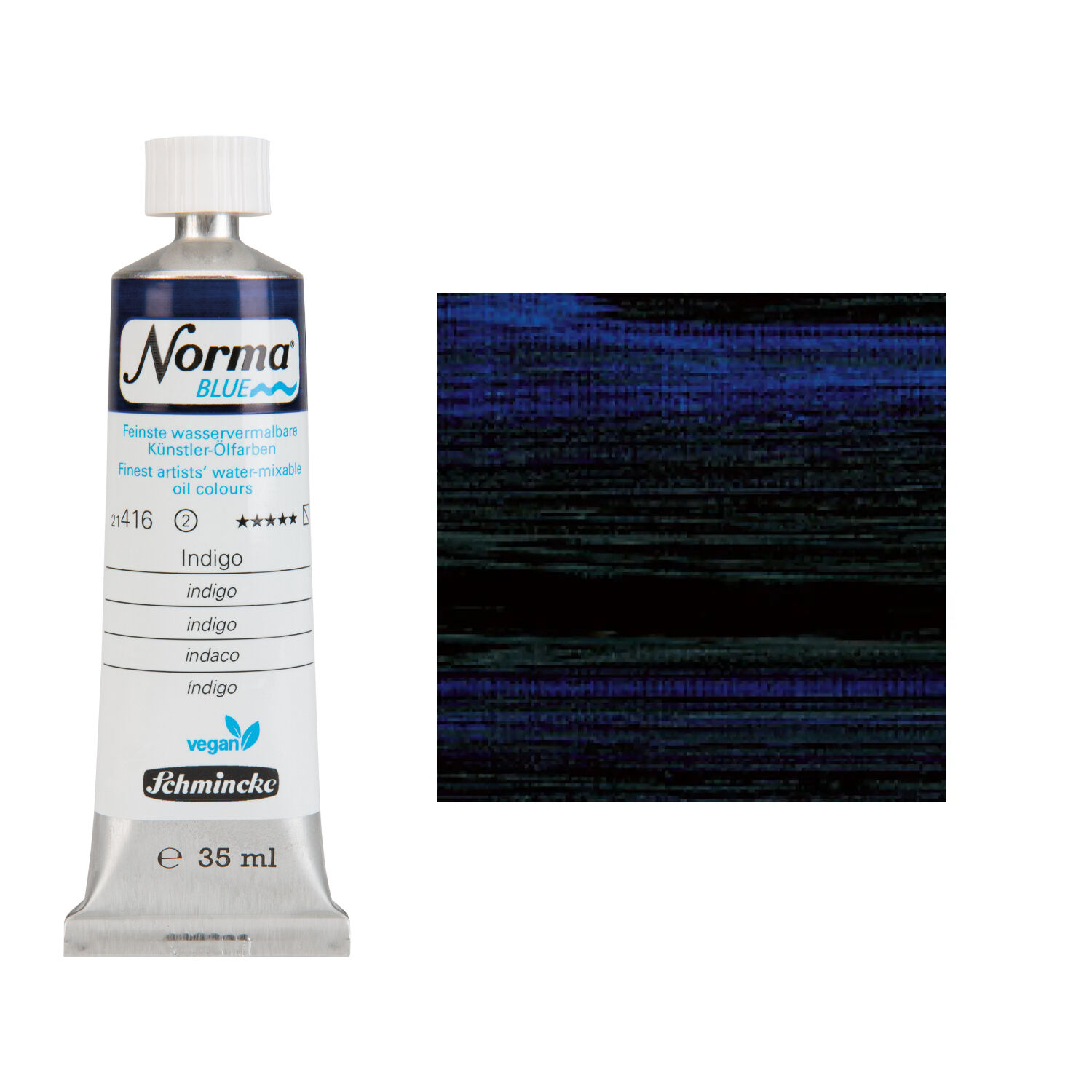 NEU Schmincke Norma BLUE, wasservermalbare �lfarbe, 35 ml, Indigo