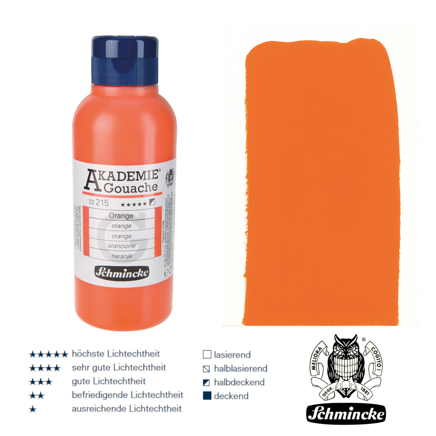 SALE Schmincke Akademie Gouache, 250ml Orange