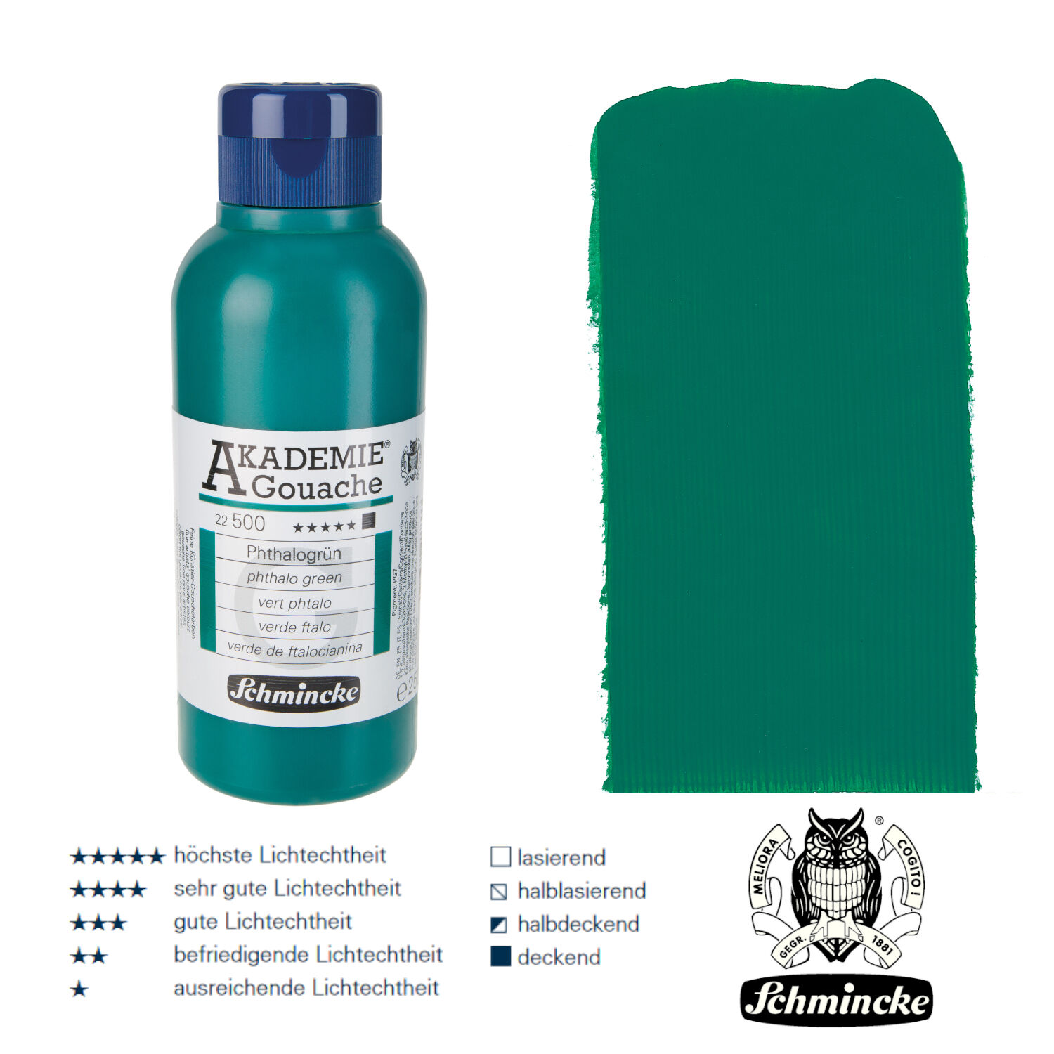 SALE Schmincke Akademie Gouache, 250ml Phtalogr�n