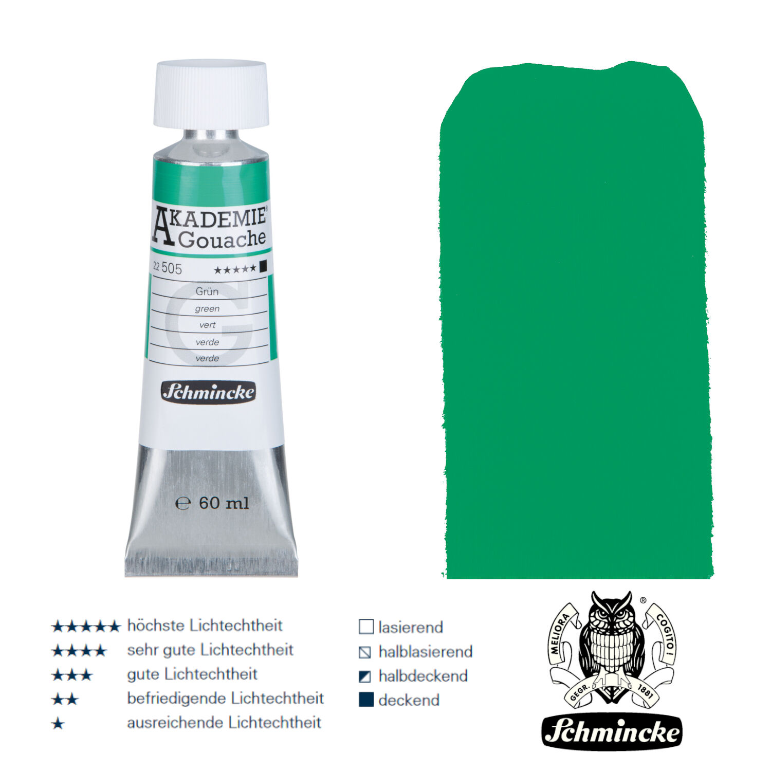 Schmincke Akademie Gouache, 60ml, Gr�n