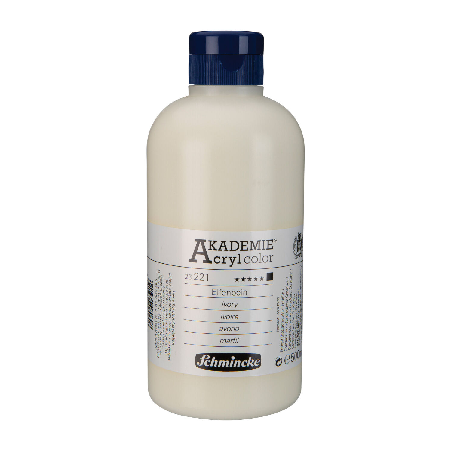 SALE Akademie-Acryl 500ml, Elfenbein