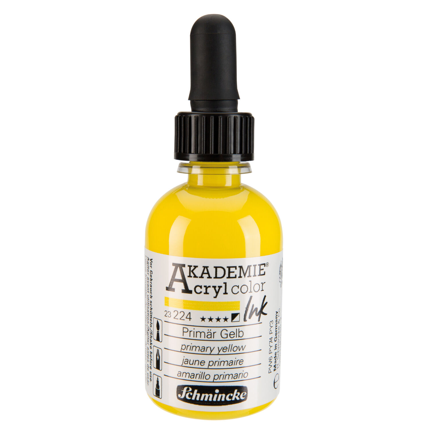 Schmincke Acryl Color Ink 50ml, Prim�rgelb