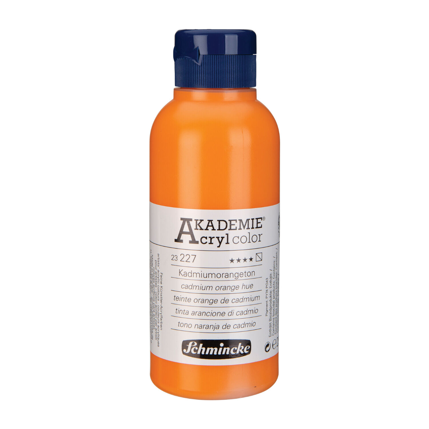 Akademie-Acryl 250ml, Kadmiumorangeton
