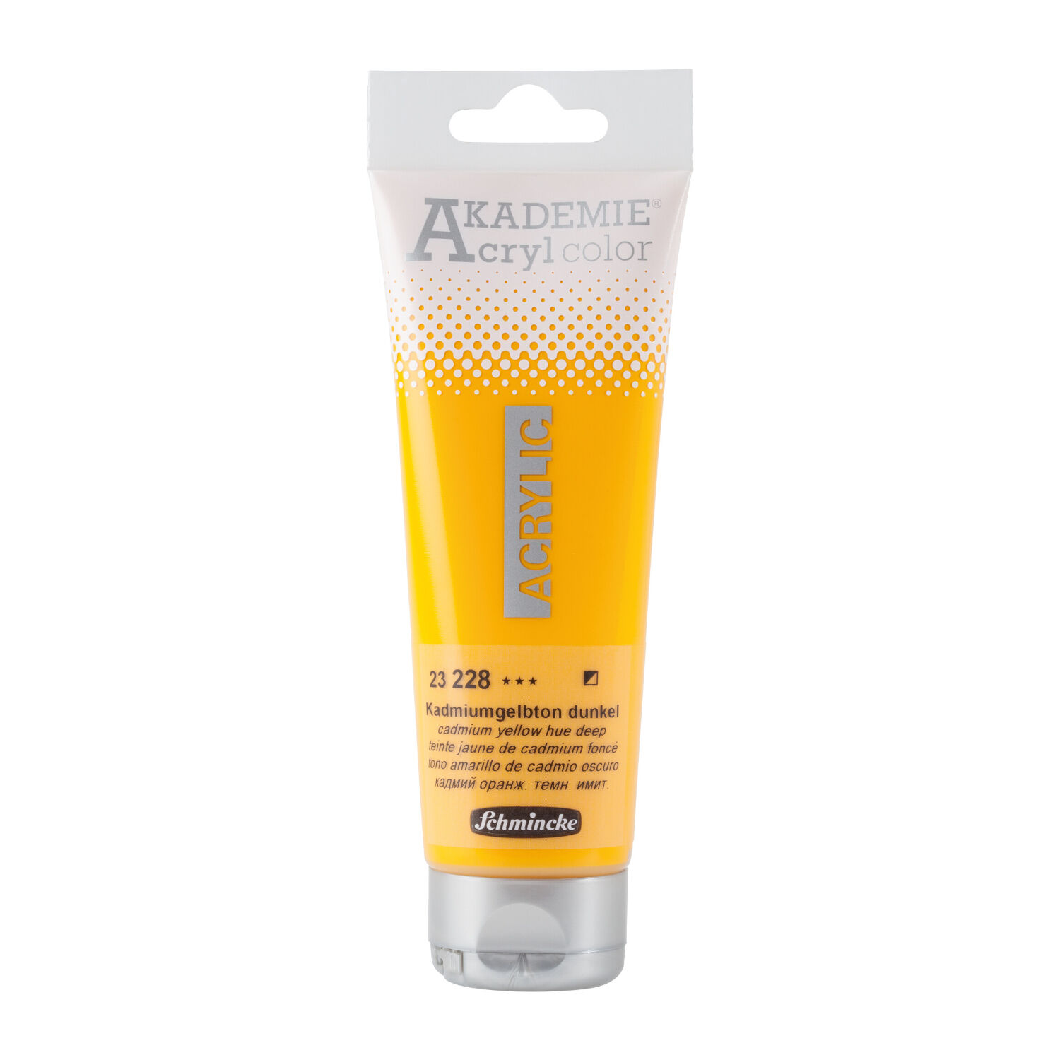 Akademie-Acryl 120ml, Kadmiumgelbton dunkel