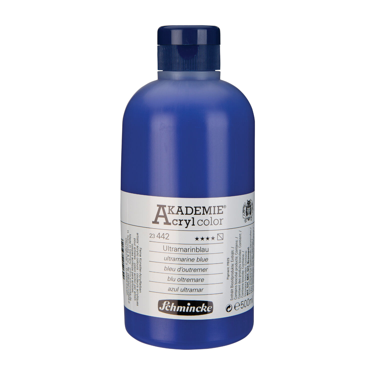 SALE Akademie-Acryl 500ml, Ultramarinblau