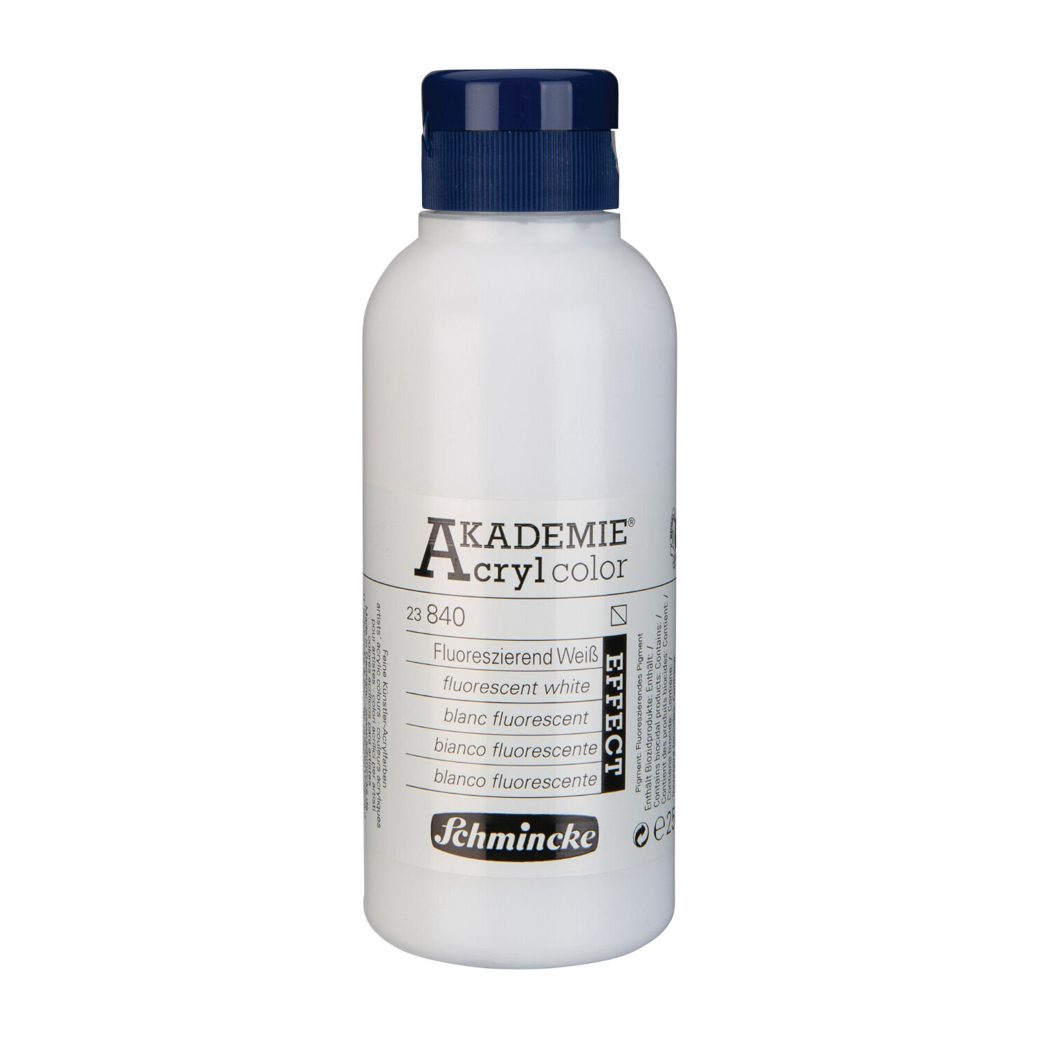 AKADEMIE Acryl color, Fluoreszierend Wei�, 250 ml