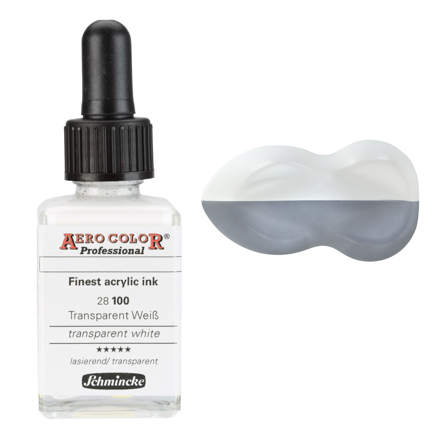 AERO COLOR Airbrushfarbe 28ml Transp. Wei�