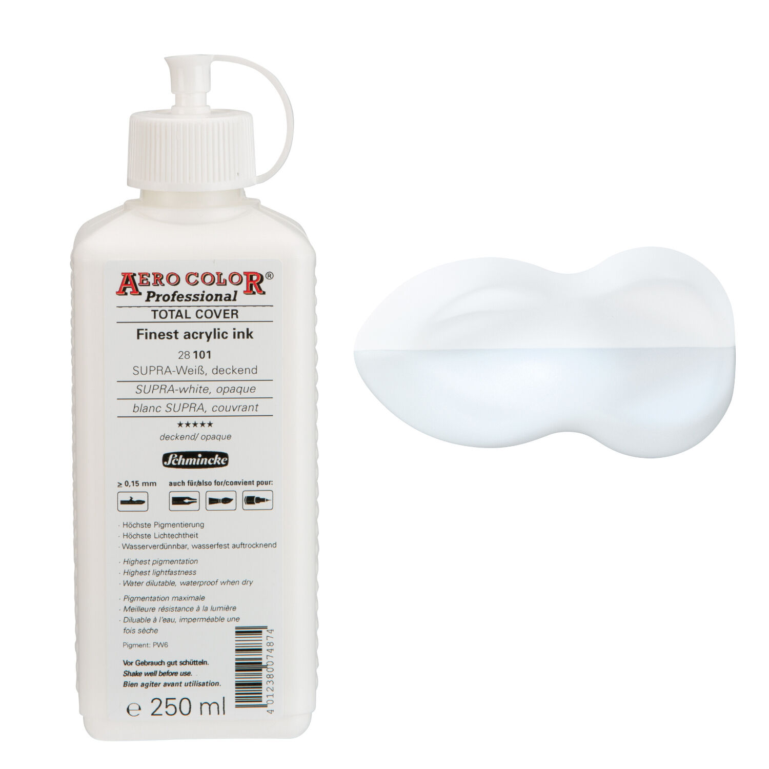 AERO COLOR Airbrushfarbe 250ml Supra-Wei�