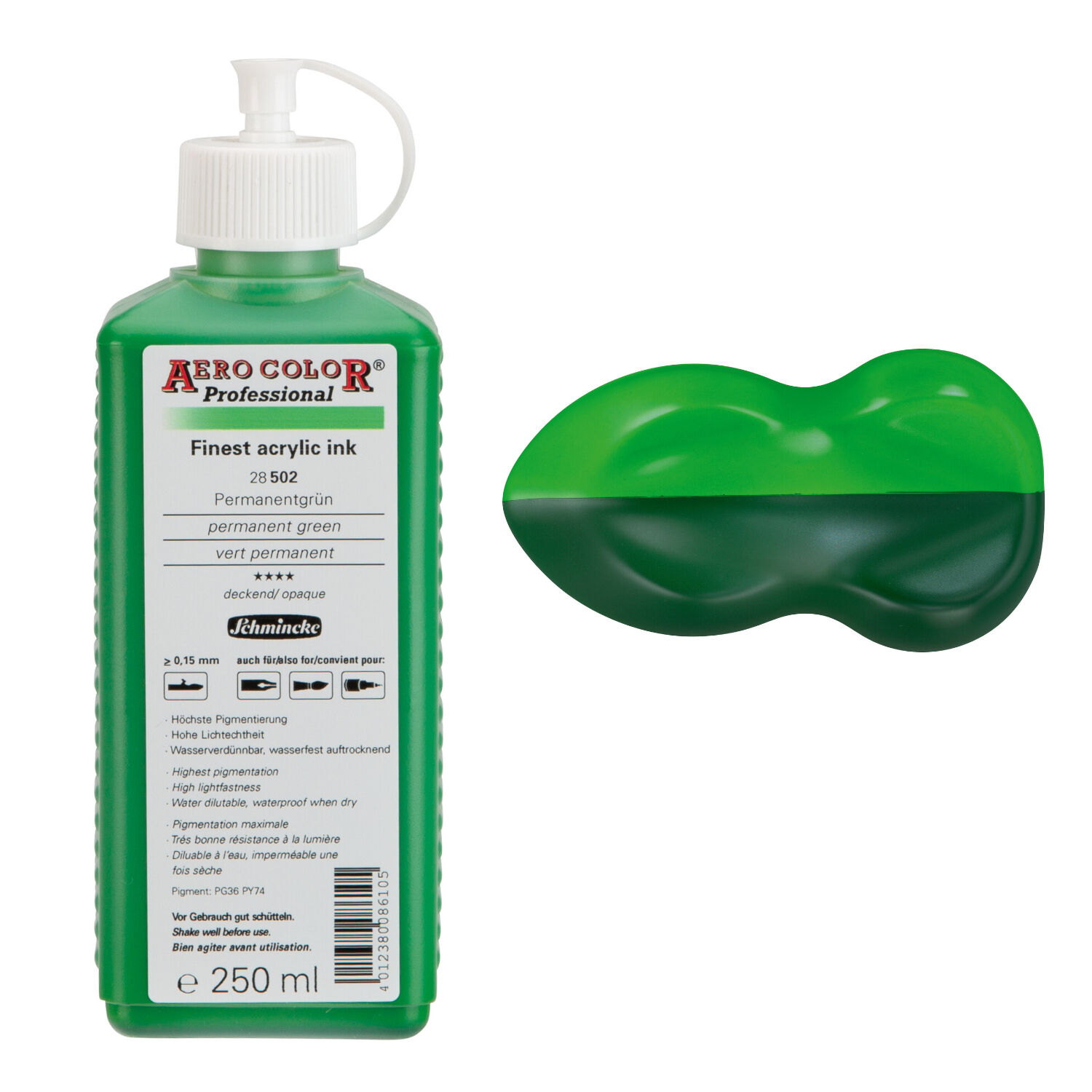 SALE AERO COLOR Professional, Permanentgr�n, 250 ml