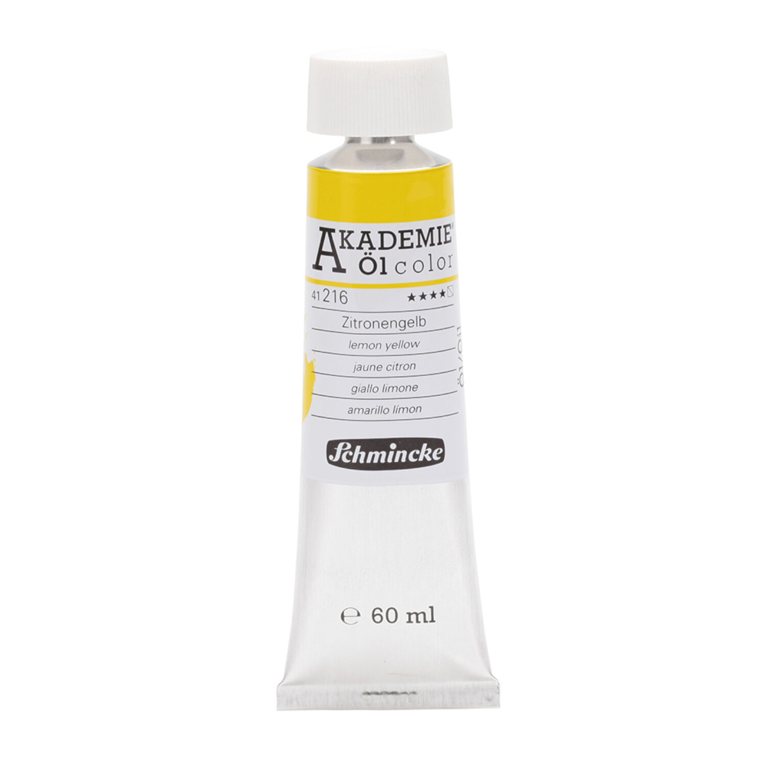 Akademie �l-Color �lmalfarbe 60ml, Zitronengelb