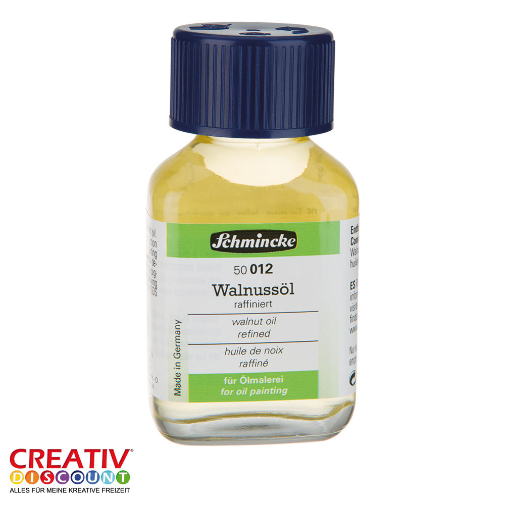 Schmincke Walnuss�l raffiniert, 60 ml