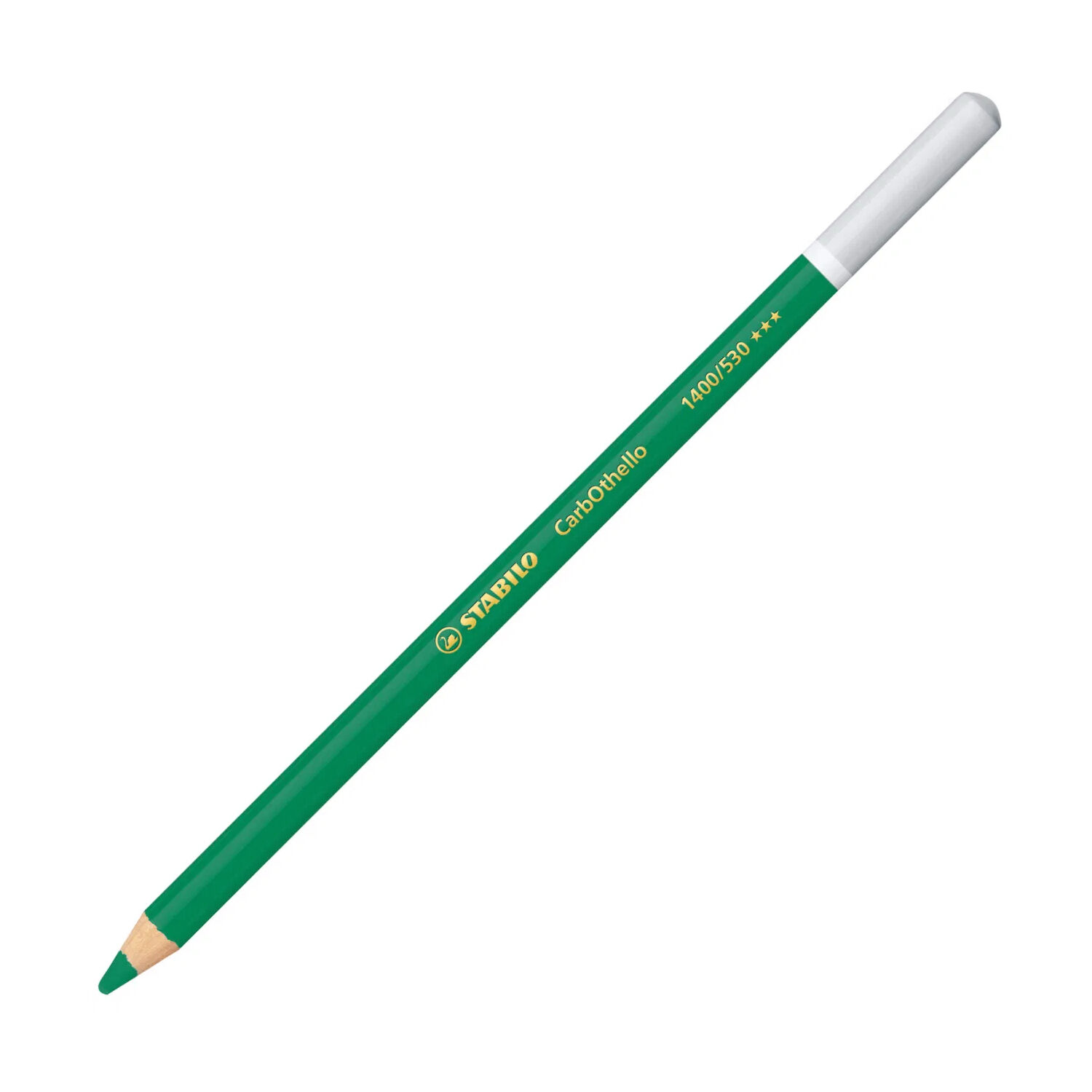 STABILO CarbOthello Pastellkreidestift, Einzelstift, Smaragdgr�n