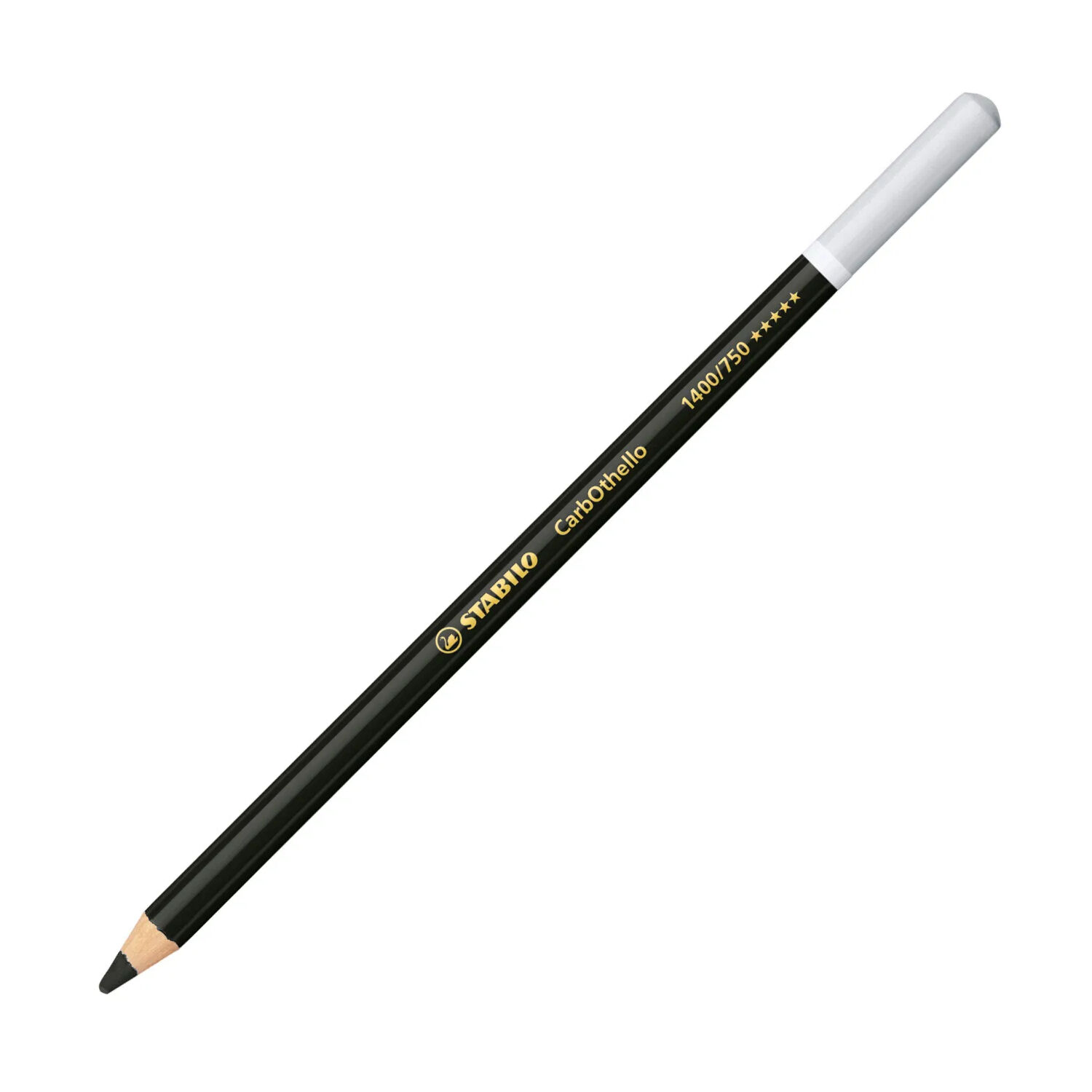 STABILO CarbOthello Pastellkreidestift, Einzelstift, Neutralschwarz