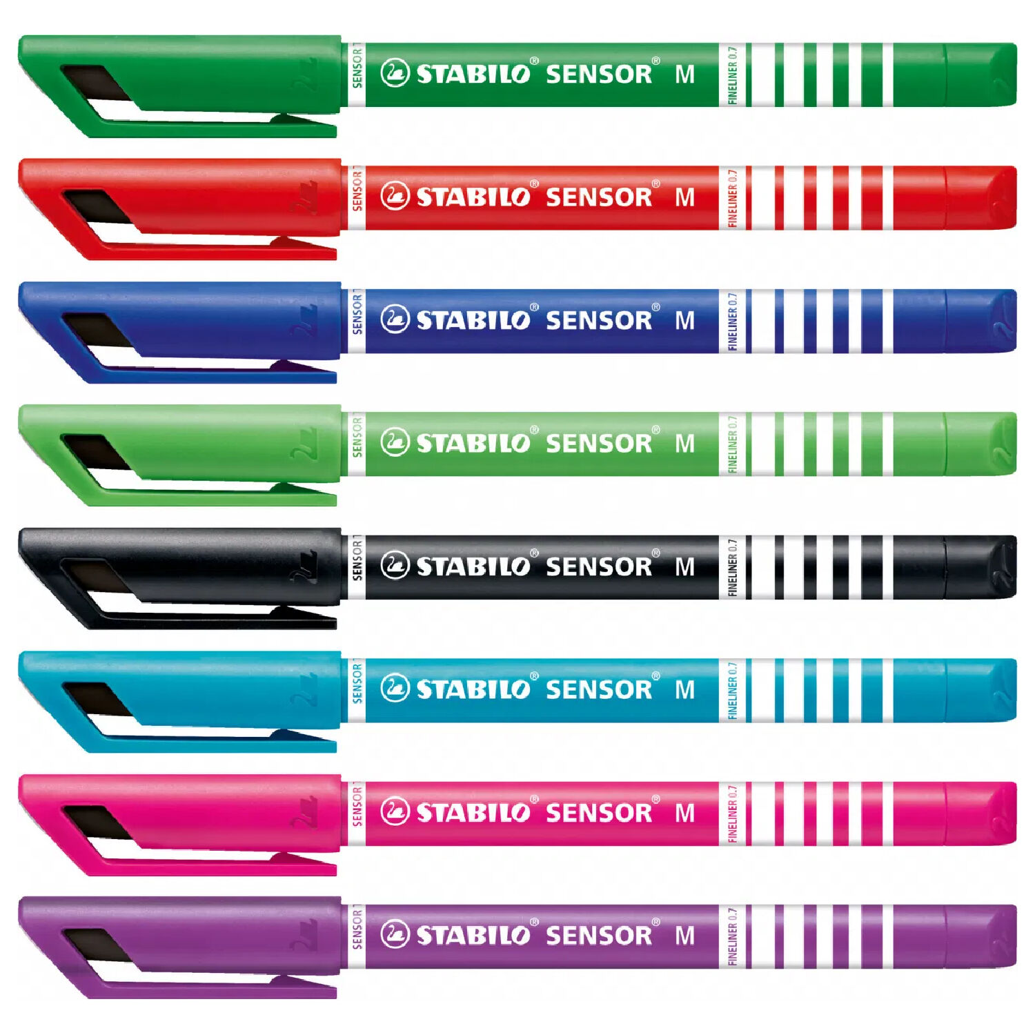 STABILO Fineliner Sensor Medium, 0,7 mm, Rot Bild 2