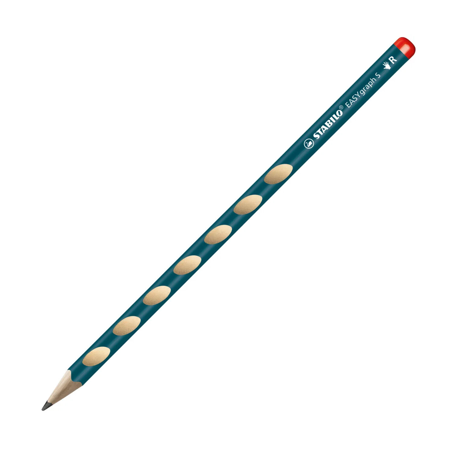 STABILO EASYgraph S, Ergonomischer Bleistift f�r Rechtsh�nder, HB, Petrol