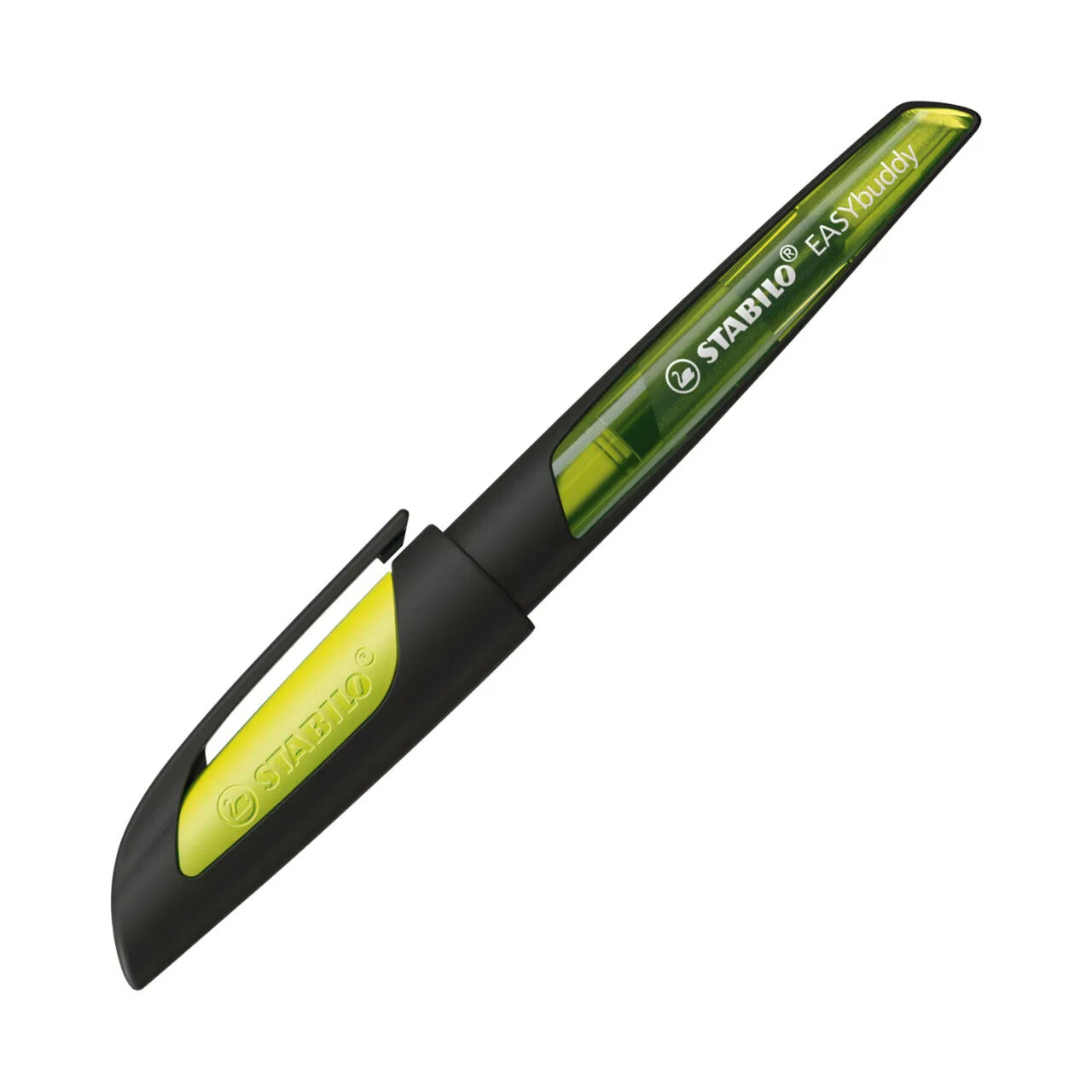 STABILO EASYbuddy, Ergonomischer Schulf�ller, Feder M, Schwarz/Limette