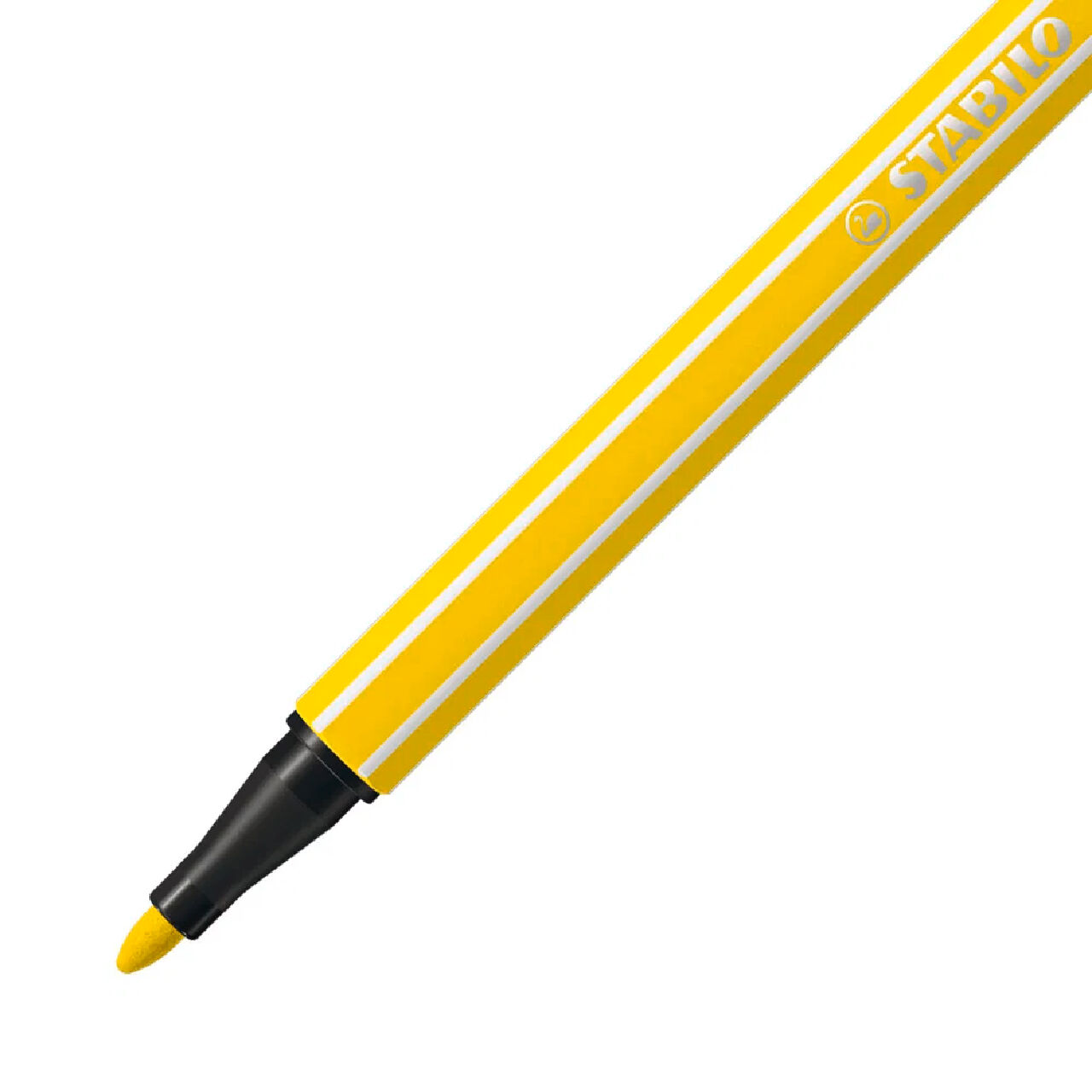 STABILO Pen 68, Premium-Filzstift, Zitronengelb Bild 2