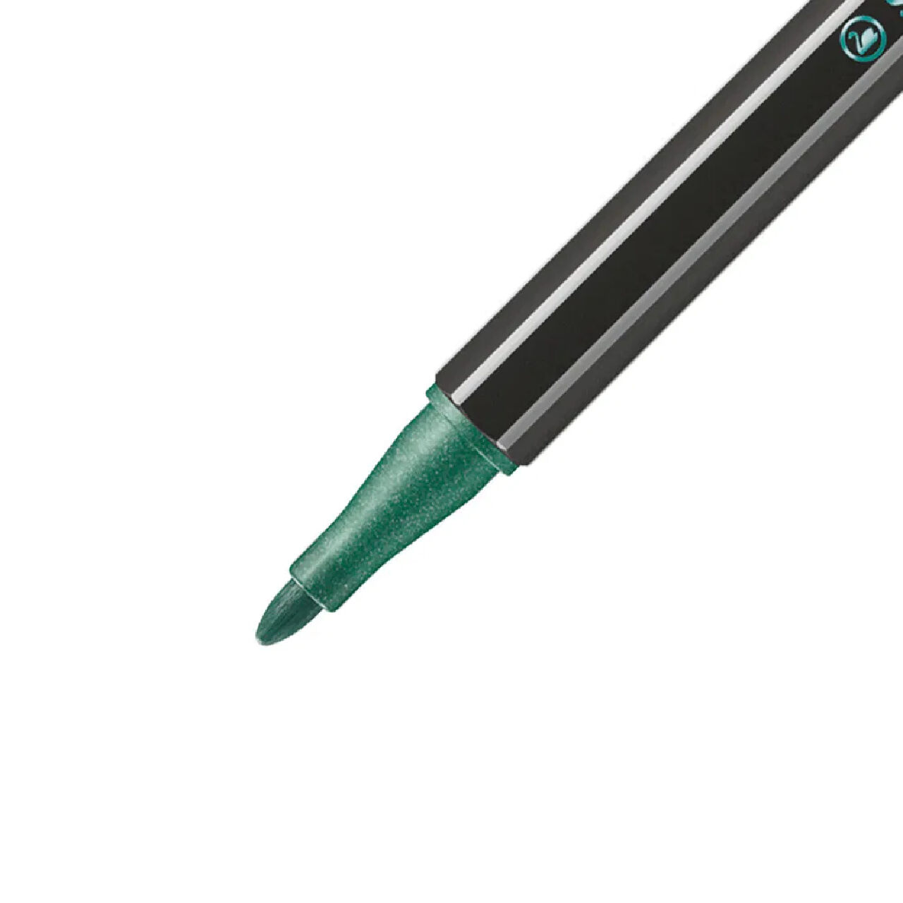 STABILO Pen 68, Premium-Filzstift Metallic, Gr�n Bild 2