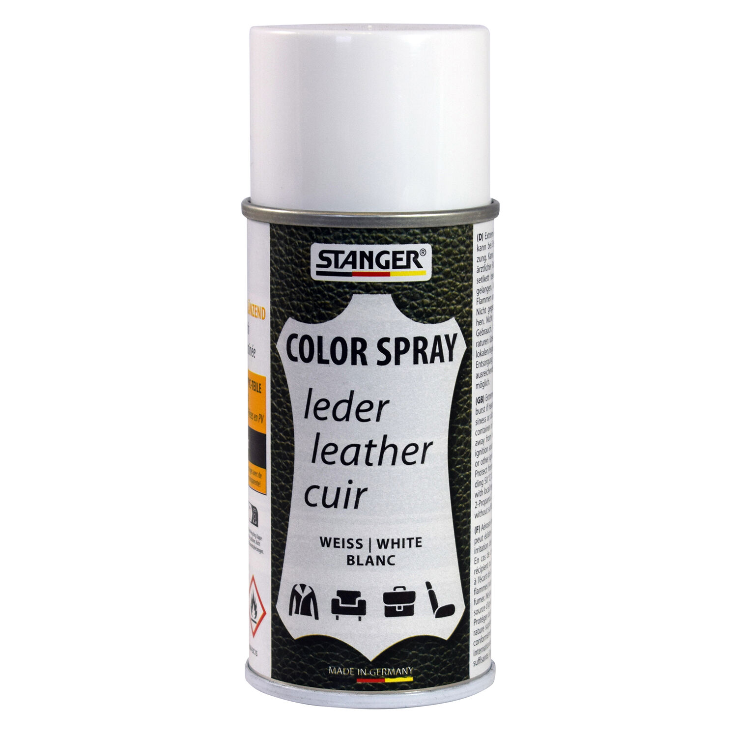 Ledercolor Spr�hfarbe / Lederfarbe, 150 ml, Wei� seidenglanz