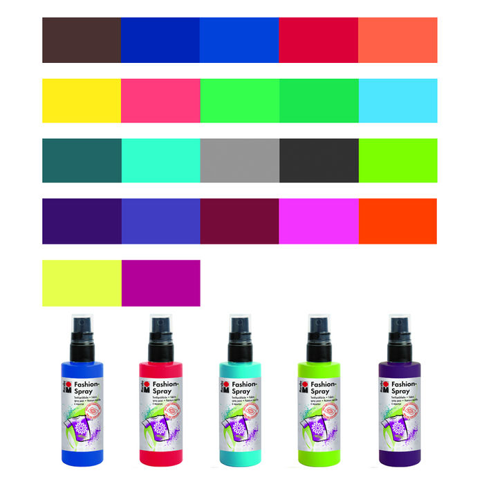 Marabu Fashion-Spray, 100ml, Sonnengelb Bild 4