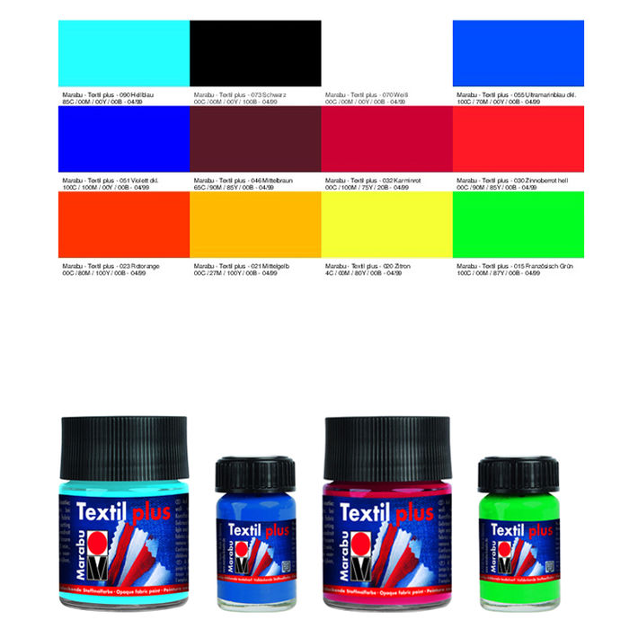 Marabu Textil Plus 50ml Wei� Bild 2