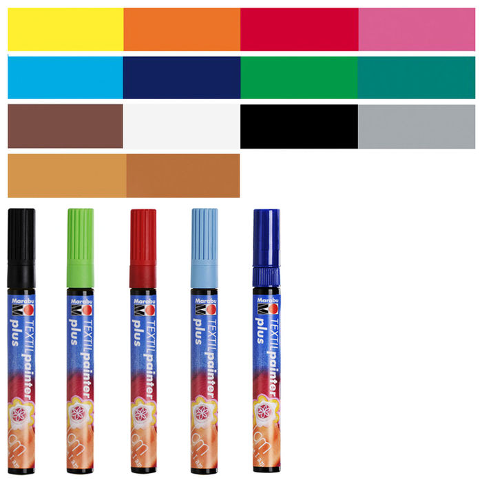 Marabu Textil Painter PLUS, Wei� Bild 2