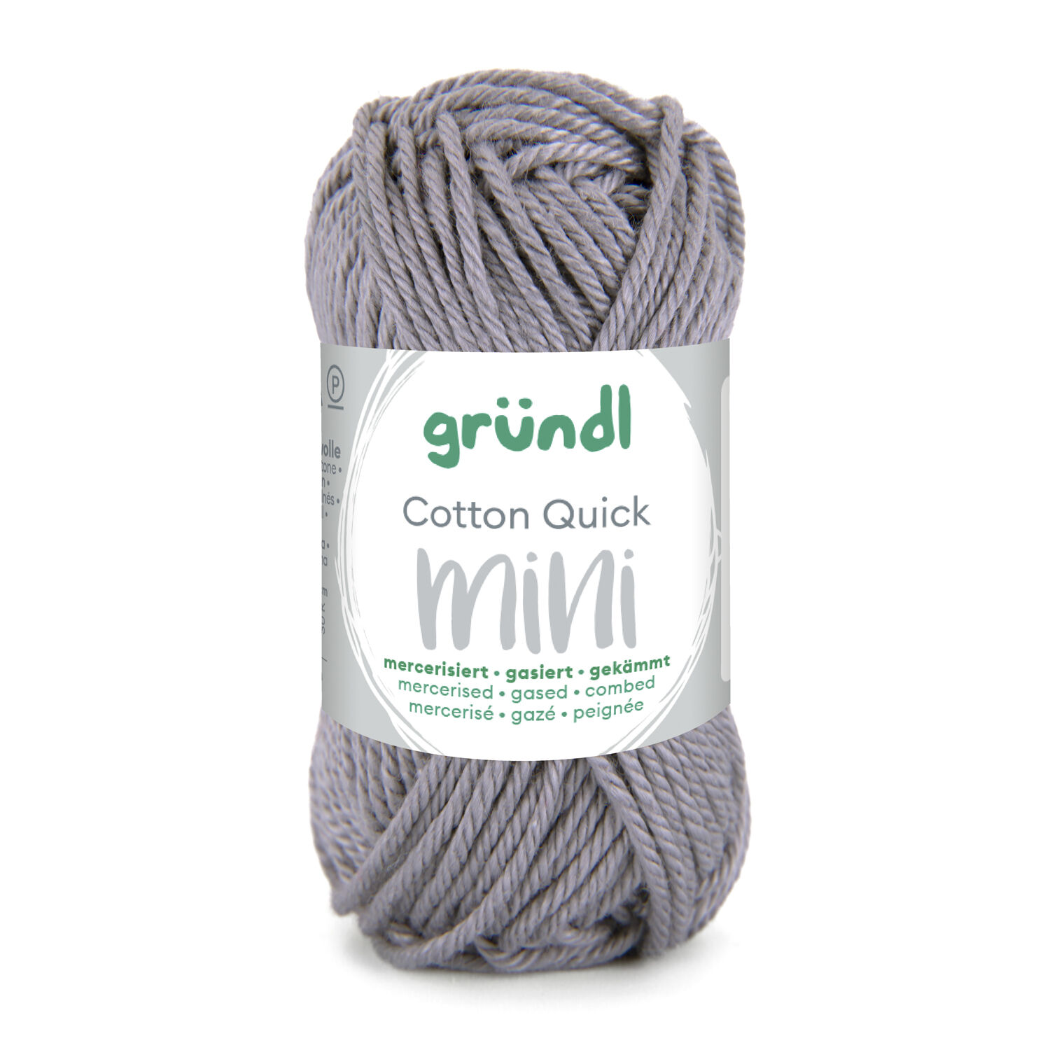 NEU Baumwollgarn / H�kelgarn, Cotton Quick Mini, 15 g, Silbergrau