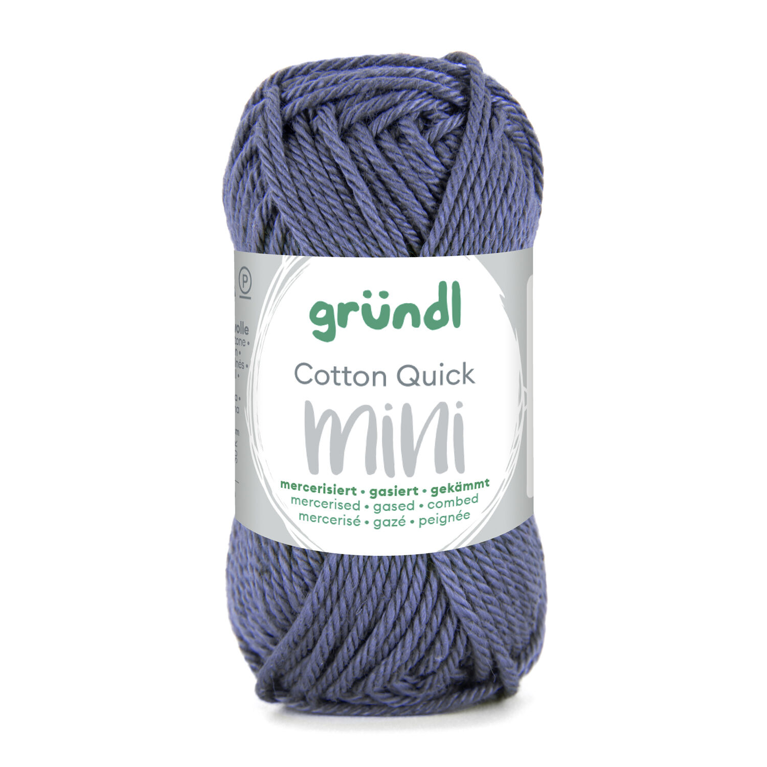 NEU Baumwollgarn / H�kelgarn, Cotton Quick Mini, 15 g, Graublau