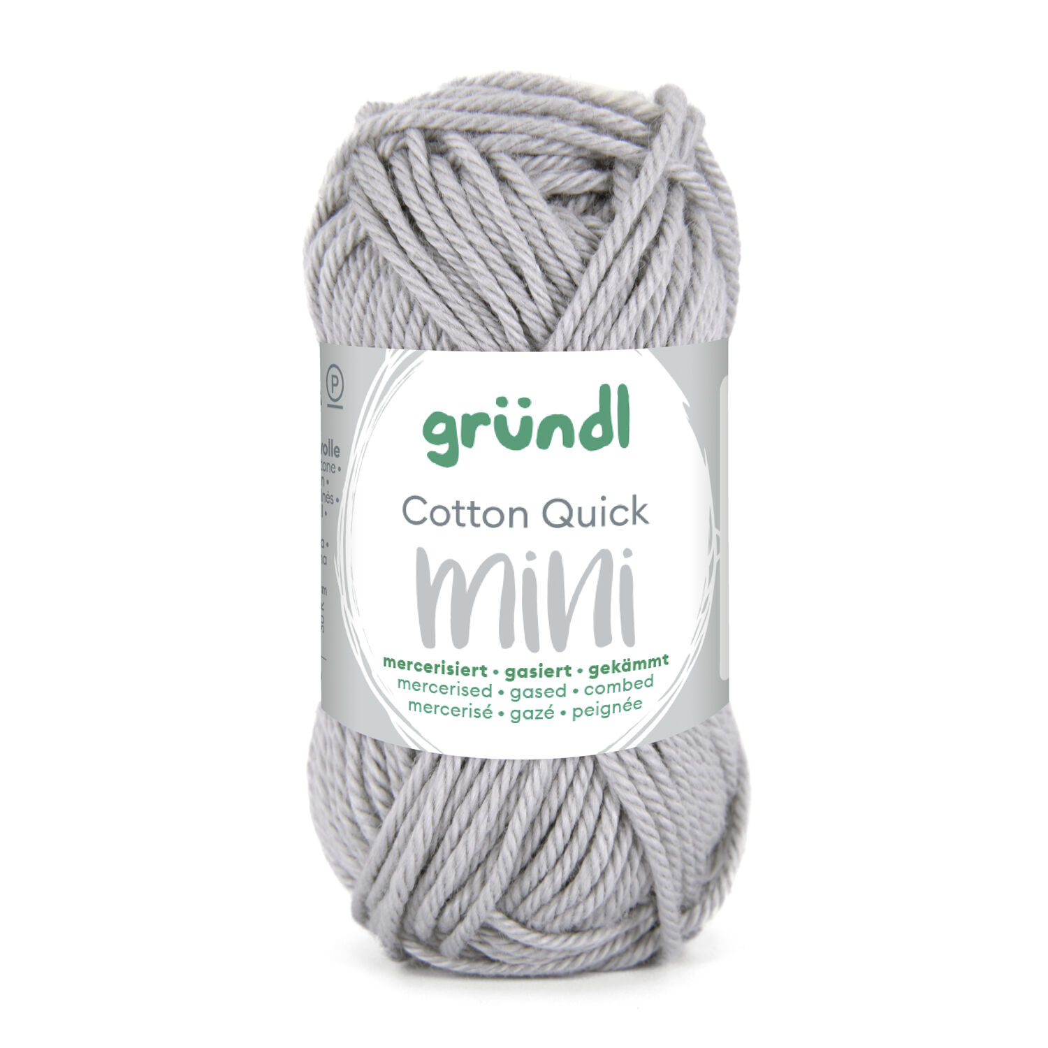 NEU Baumwollgarn / H�kelgarn, Cotton Quick Mini, 15 g, Mittelgrau