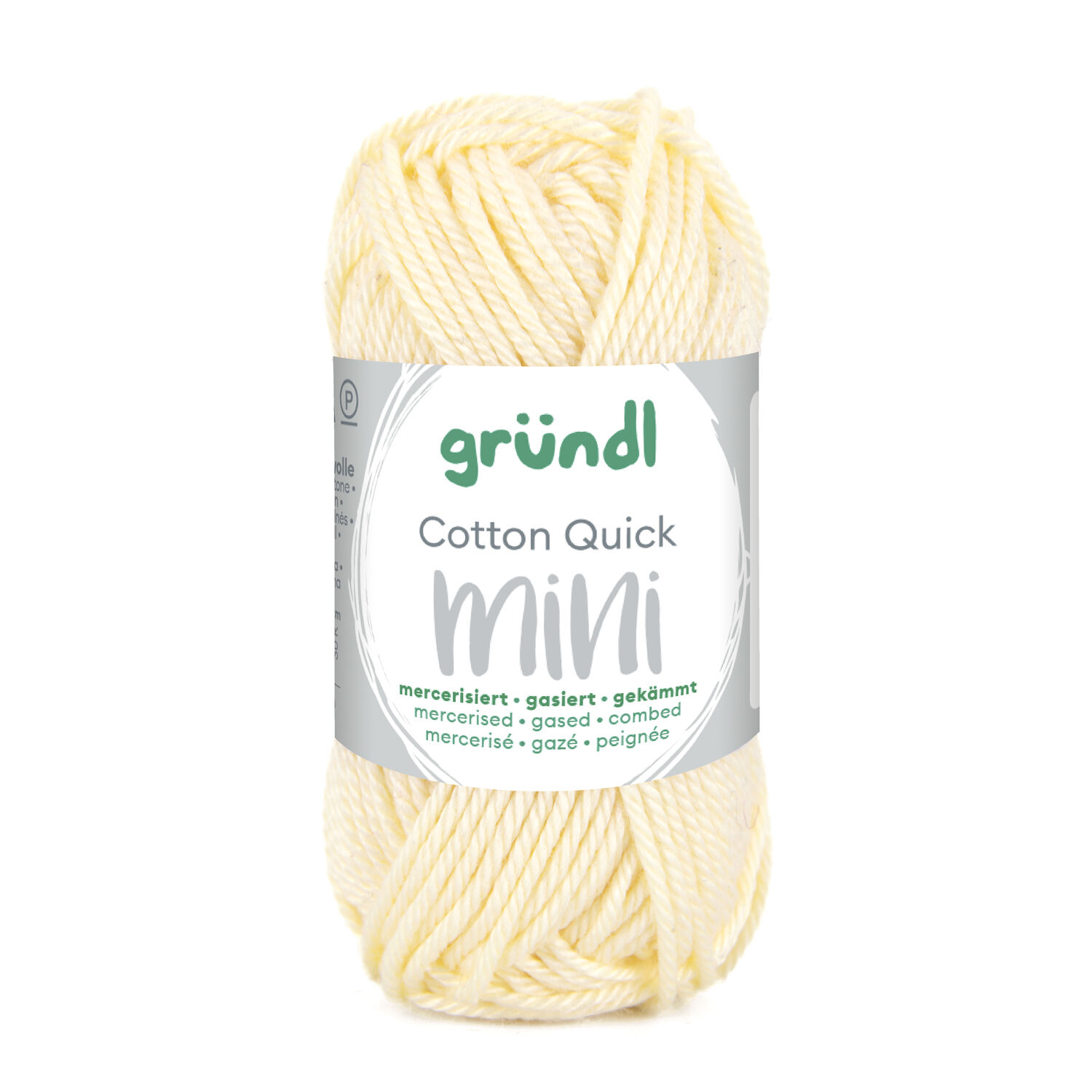 NEU Baumwollgarn / H�kelgarn, Cotton Quick Mini, 15 g, Pastellgelb