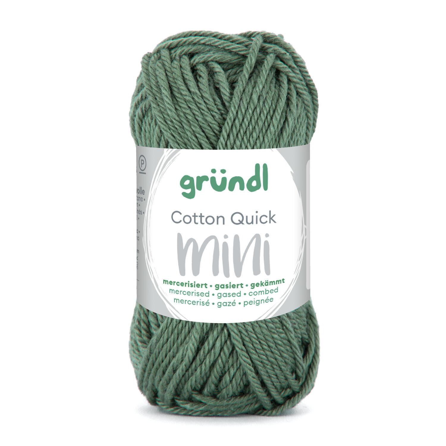 NEU Baumwollgarn / H�kelgarn, Cotton Quick Mini, 15 g, Gr�ngrau