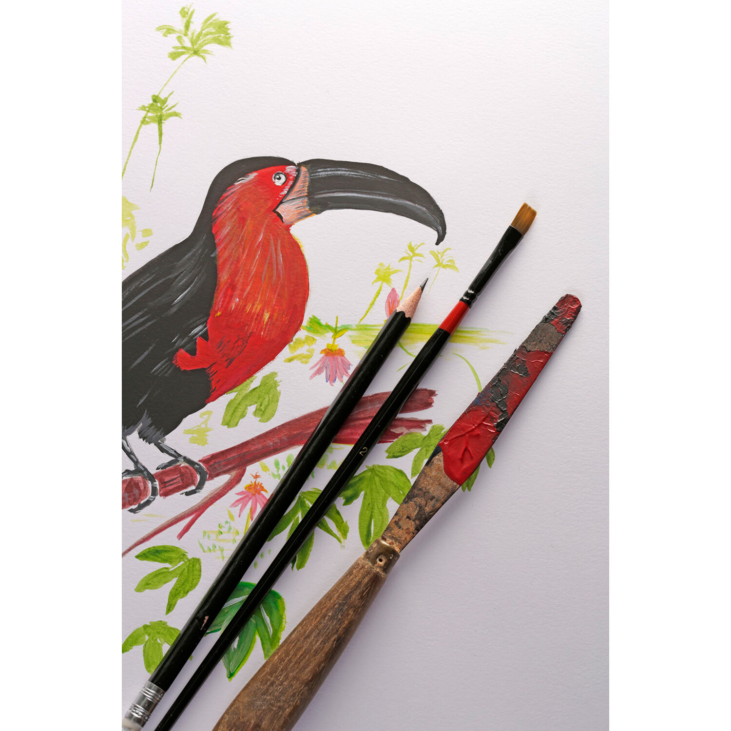 NEU Clairefontaine Multitechnik PaintOn A6, mit leichter K�rnung, geleimt 250g/qm, 15 Blatt, extrawei� Bild 2