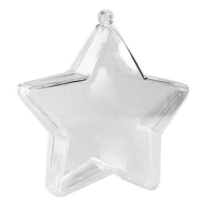 SALE Kunststoff/ Plastik Stern, 8 cm, 1 St�ck