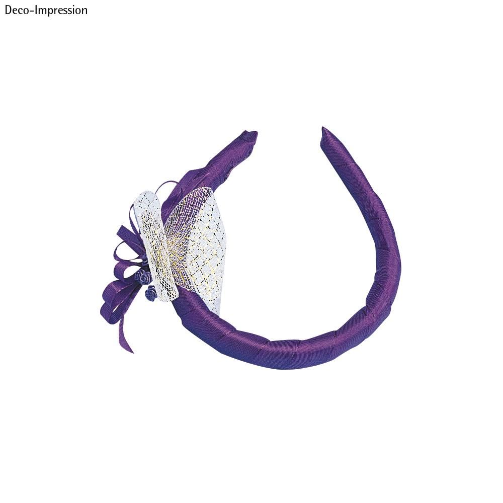 Rayher Haarreif wei� Kunststoff, ca. 2cm breit Bild 2