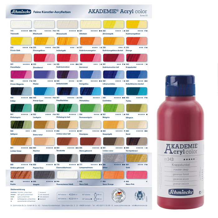 Akademie-Acryl 250ml, Prim�r Cyan Bild 3
